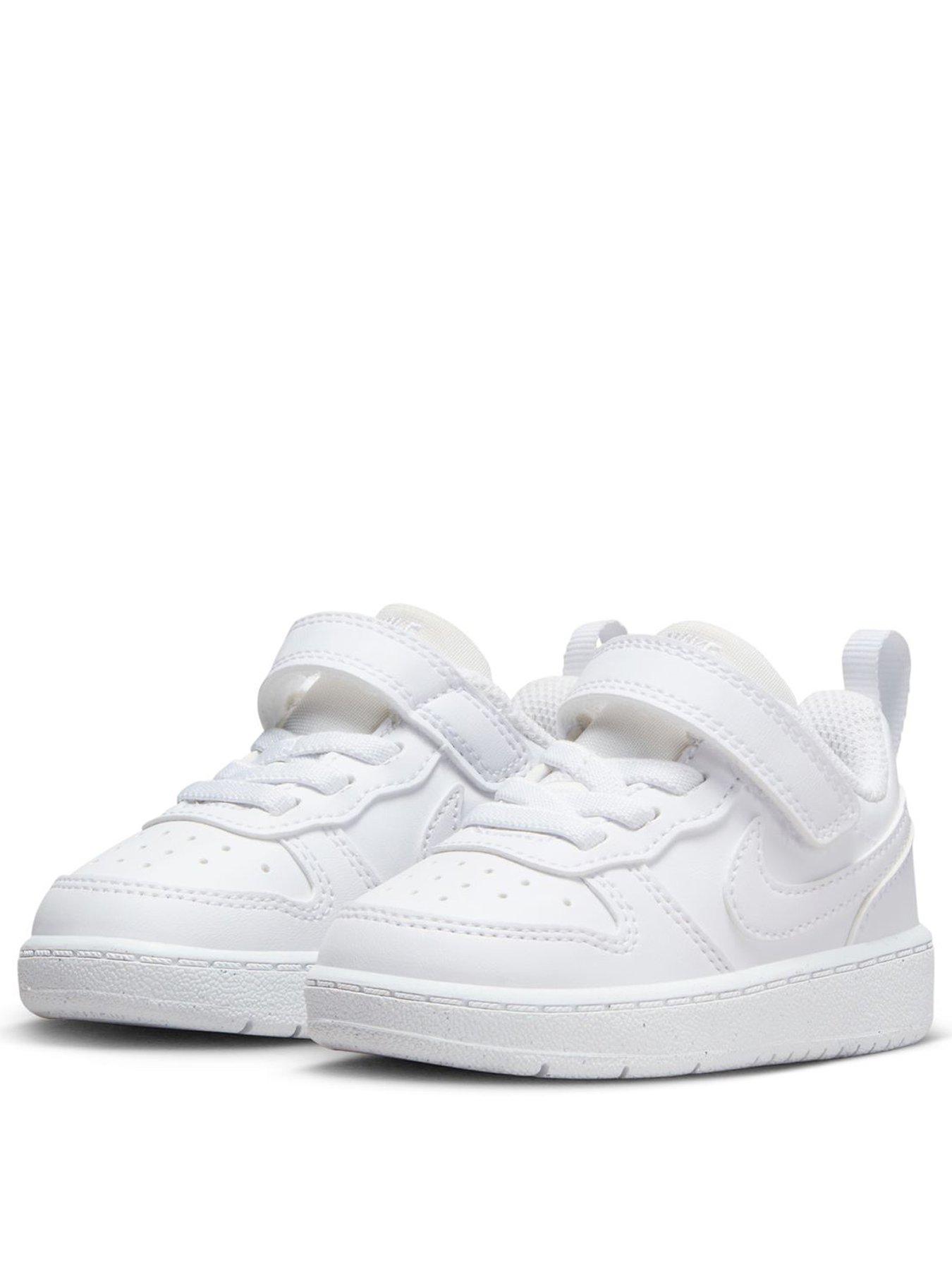 Image 2 of 8 of Nike Baby/Toddler Court Borough Low Recraft Trainers - White