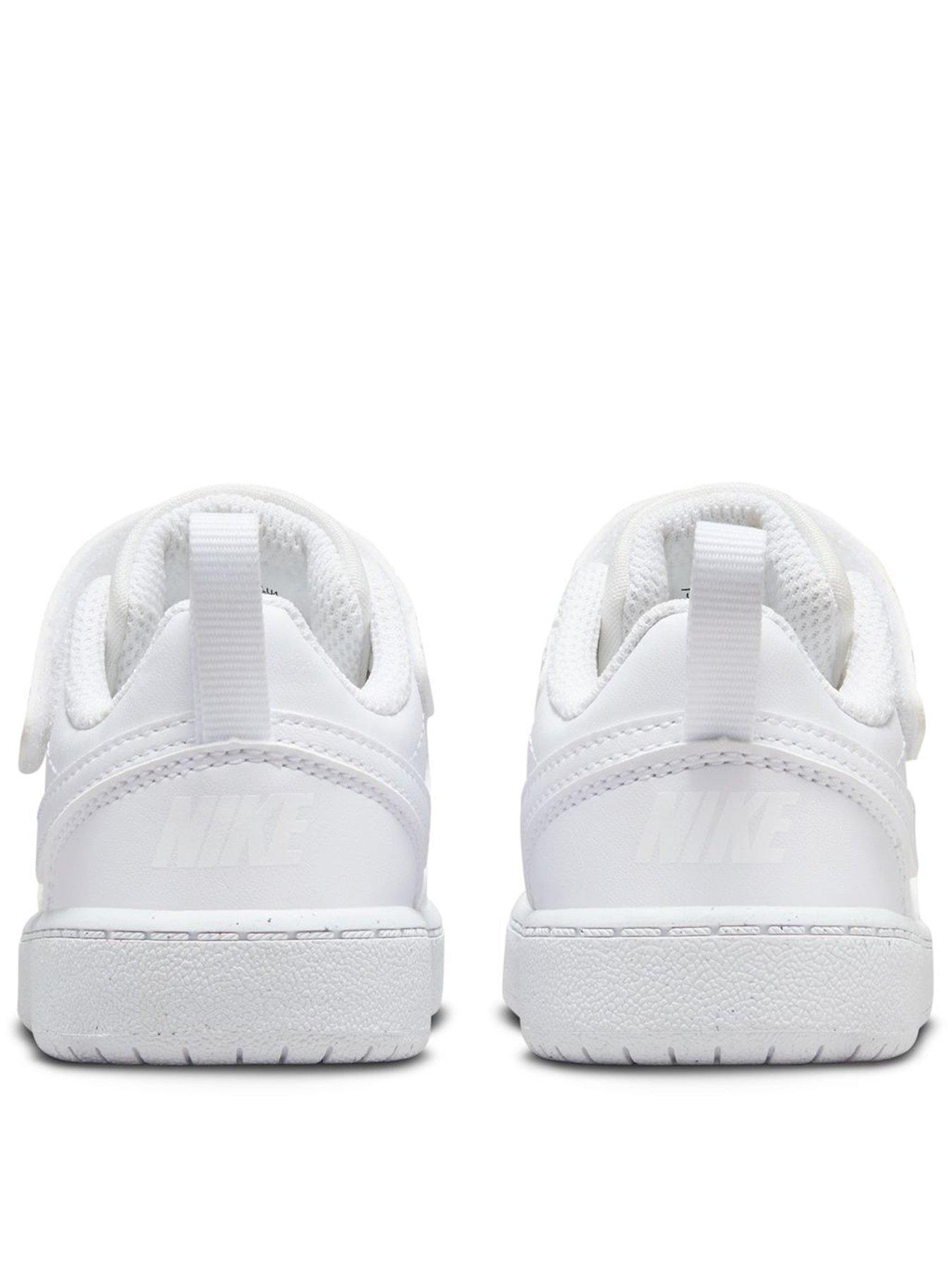 Image 3 of 8 of Nike Baby/Toddler Court Borough Low Recraft Trainers - White
