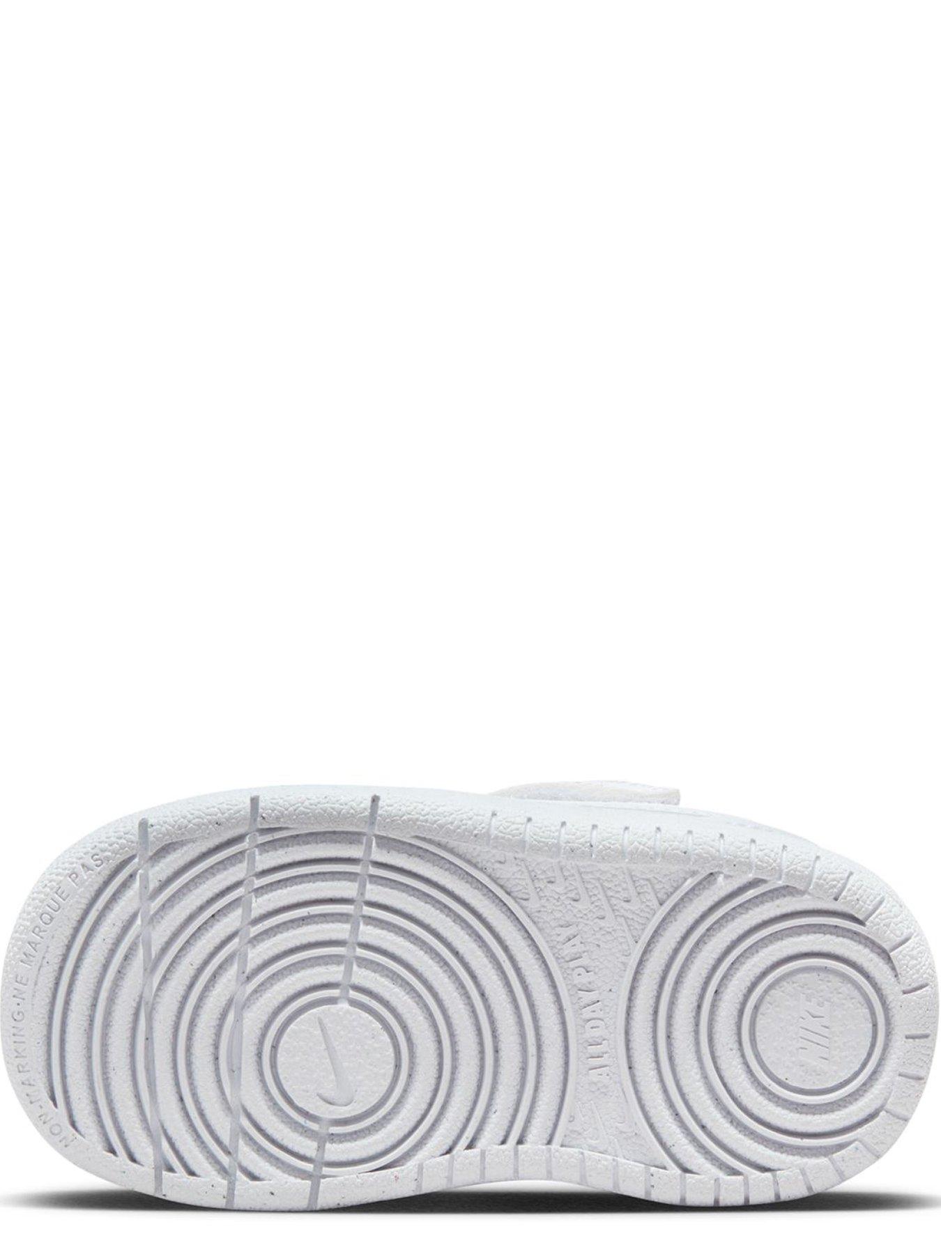 Image 5 of 8 of Nike Baby/Toddler Court Borough Low Recraft Trainers - White