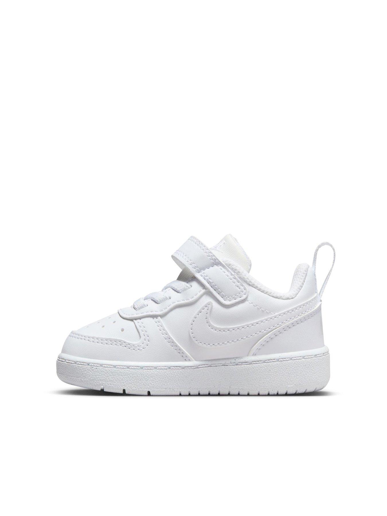 Image 6 of 8 of Nike Baby/Toddler Court Borough Low Recraft Trainers - White