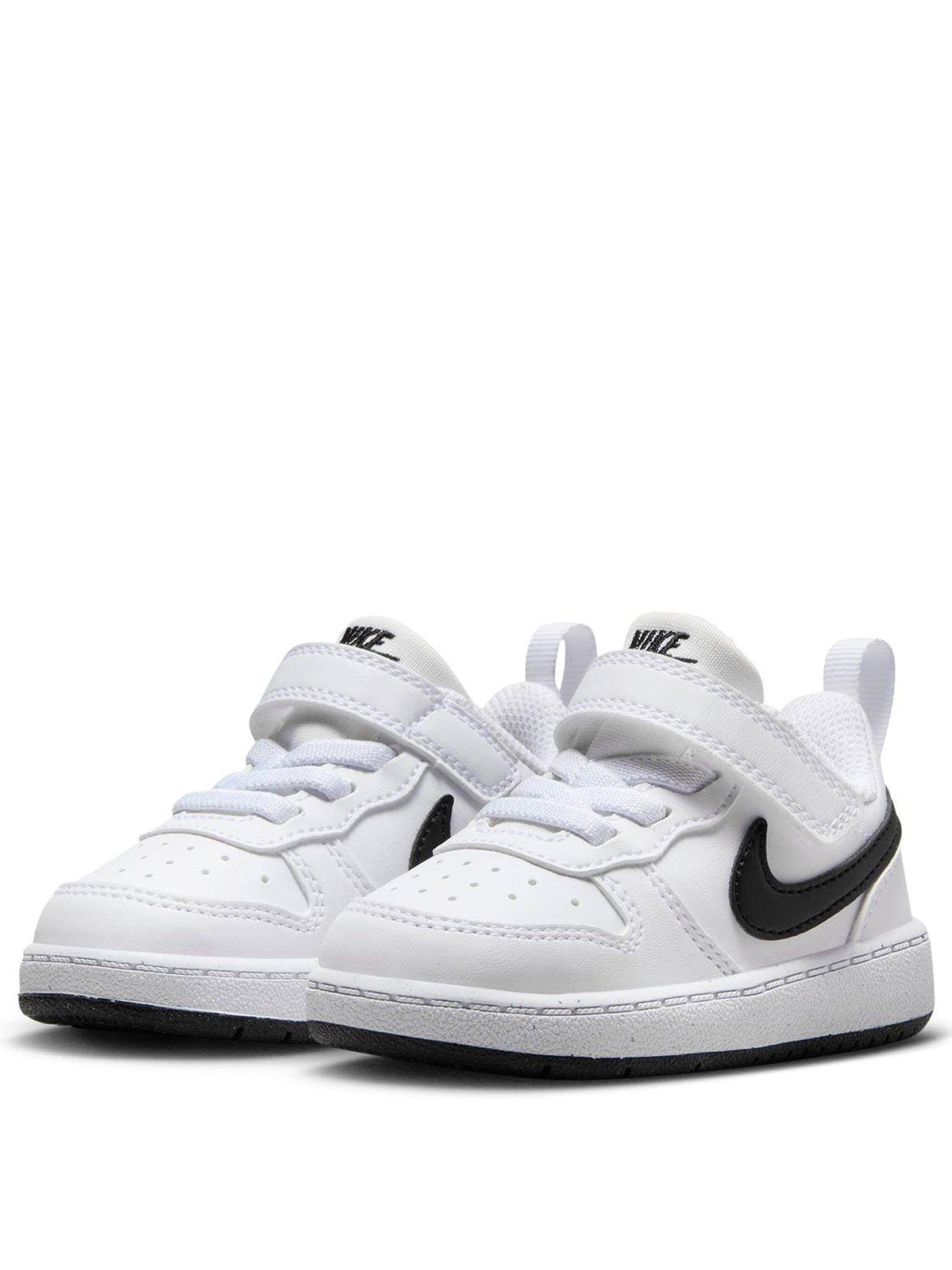 Image 2 of 8 of Nike Baby/Toddler Nike Court Borough Low Recraft Trainers - White