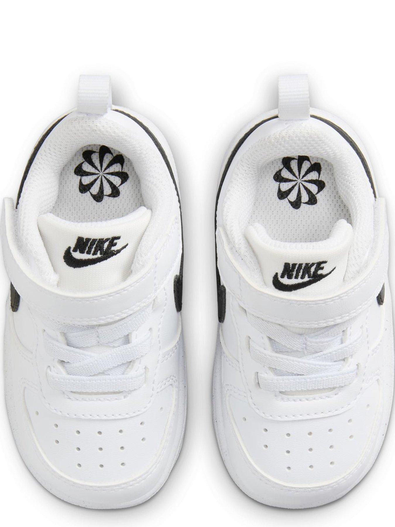 Image 4 of 8 of Nike Baby/Toddler Nike Court Borough Low Recraft Trainers - White