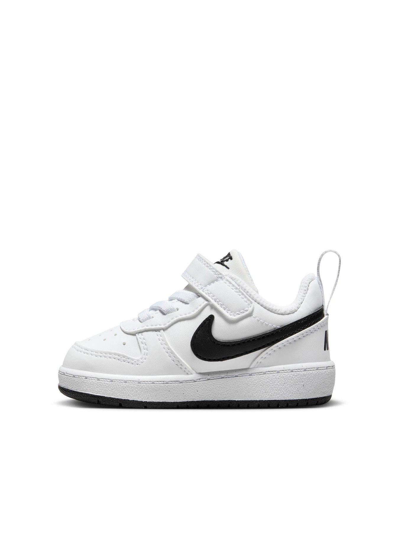 Image 6 of 8 of Nike Baby/Toddler Nike Court Borough Low Recraft Trainers - White