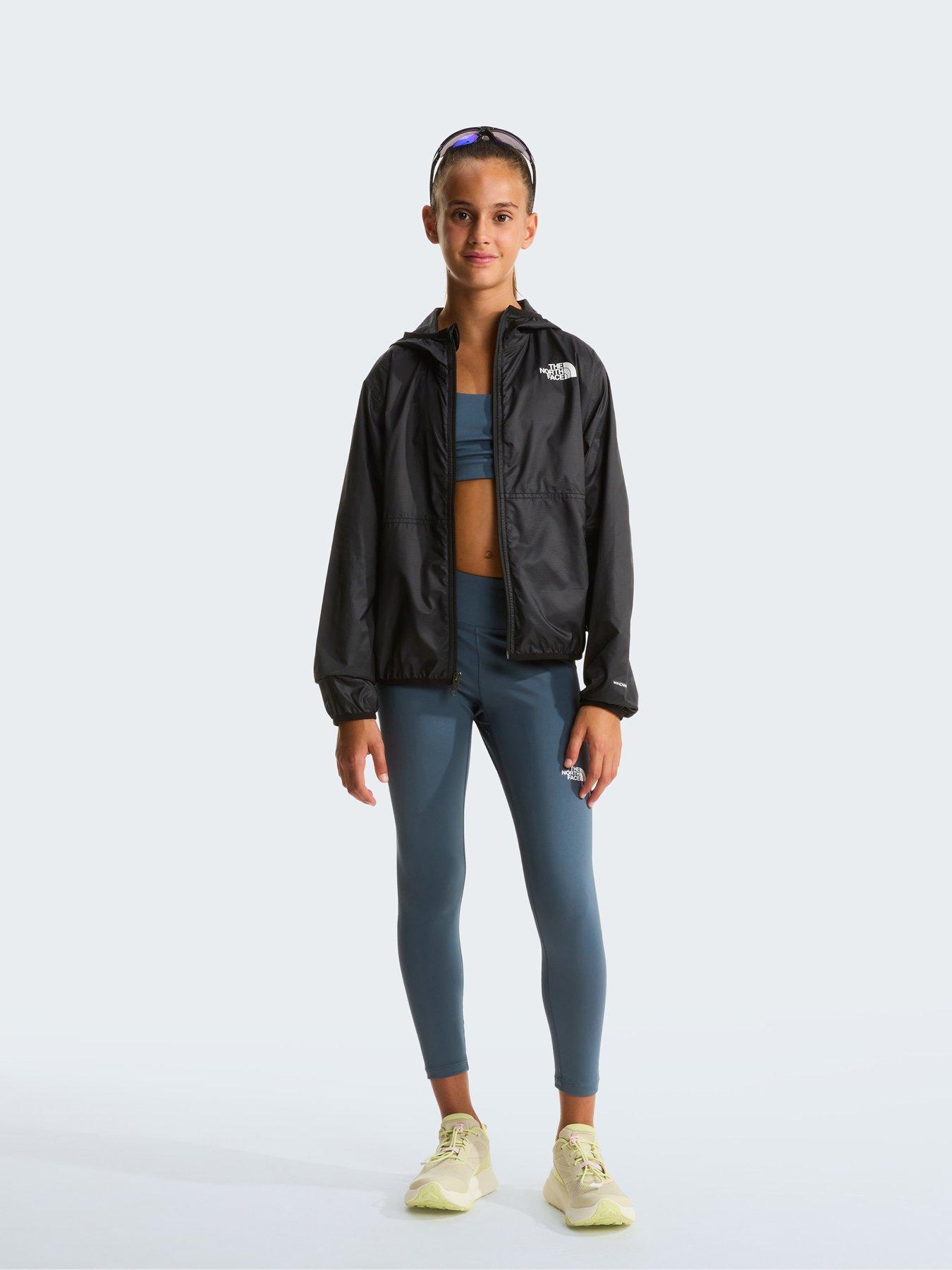 Image 5 of 6 of The North Face Junior Girls Cyclone Wind Jacket - Black