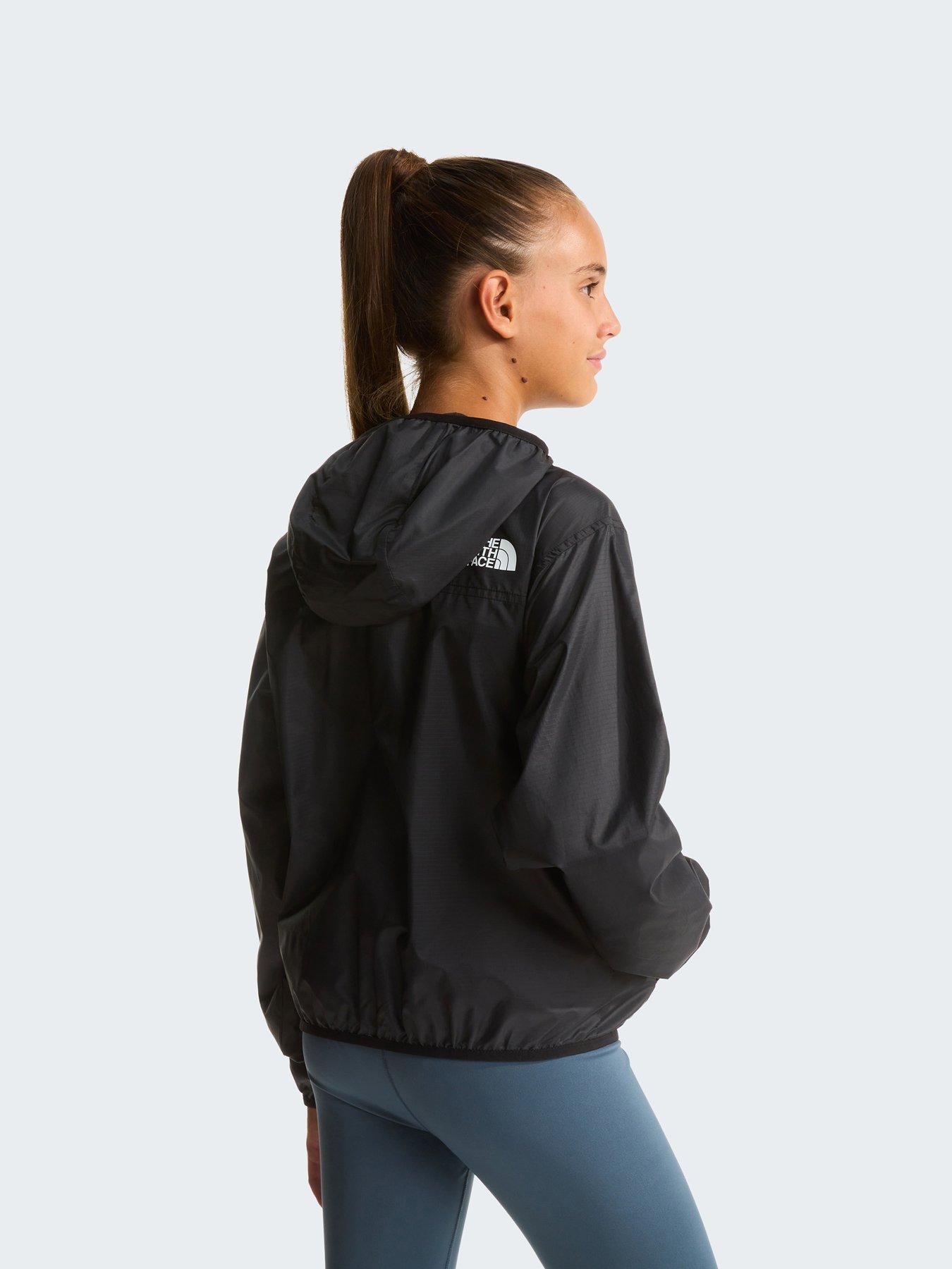 Image 6 of 6 of The North Face Junior Girls Cyclone Wind Jacket - Black