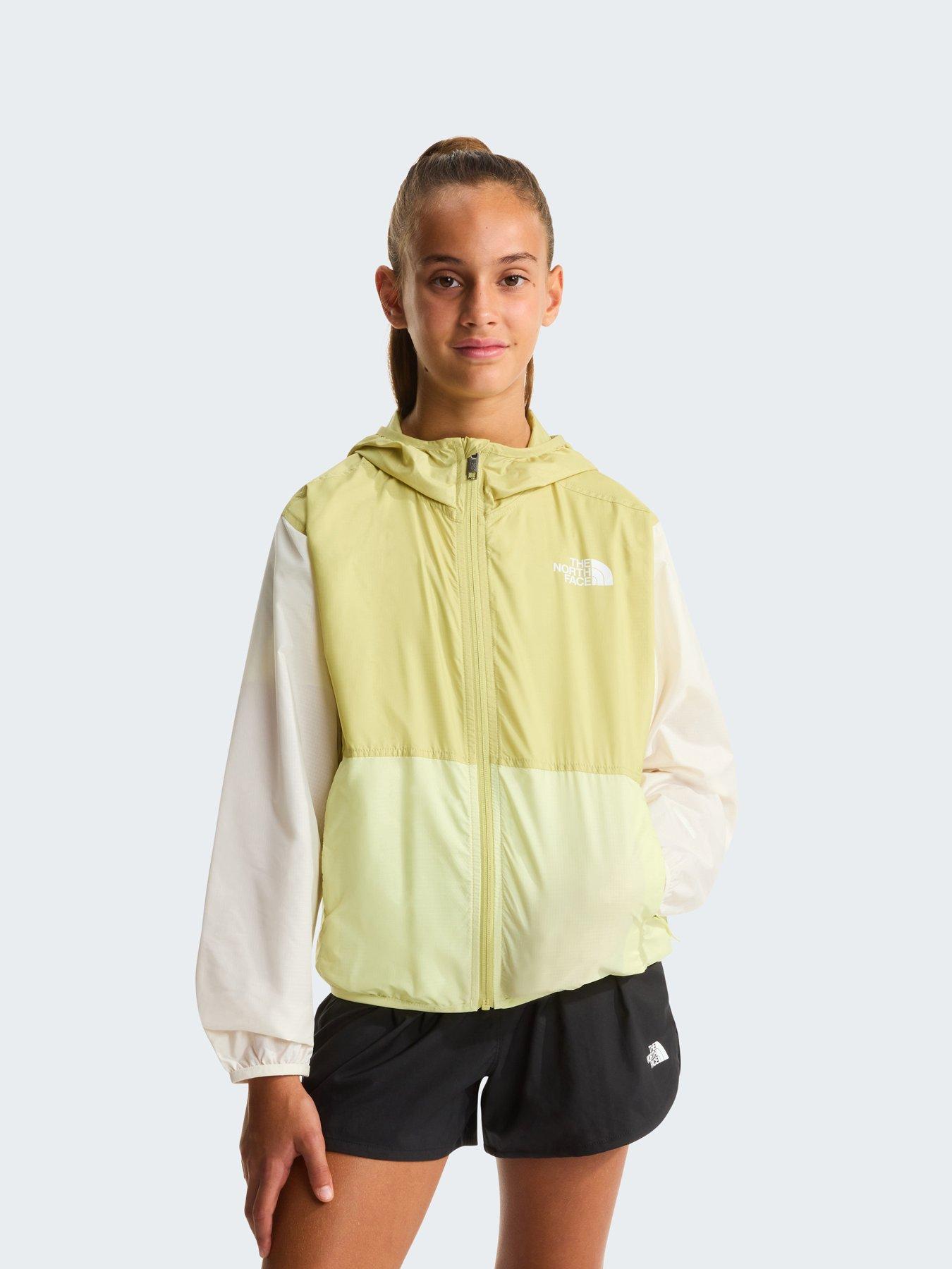 The North Face Junior Girls Cyclone Wind Jacket - Yellow