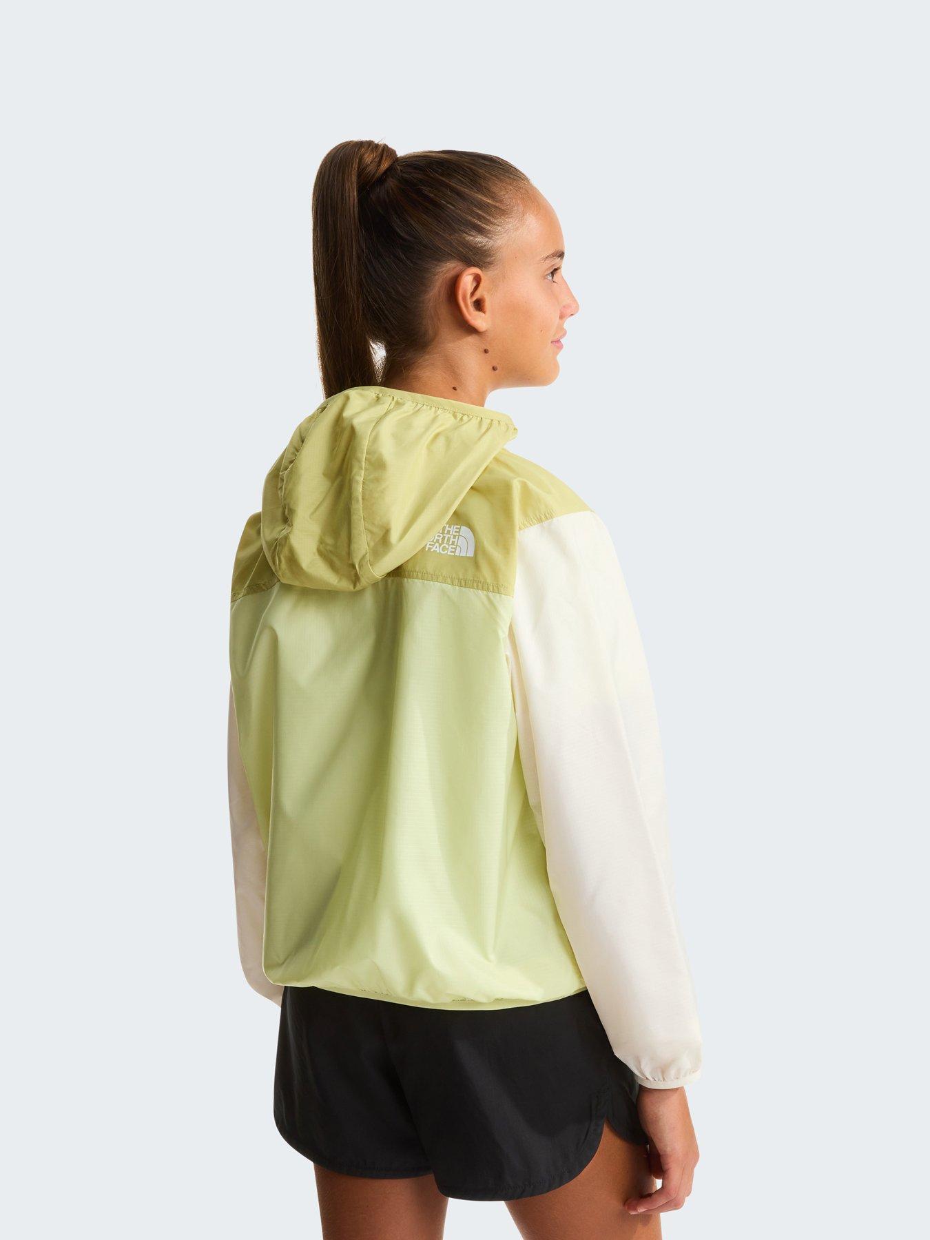 Image 4 of 5 of The North Face Junior Girls Cyclone Wind Jacket - Yellow