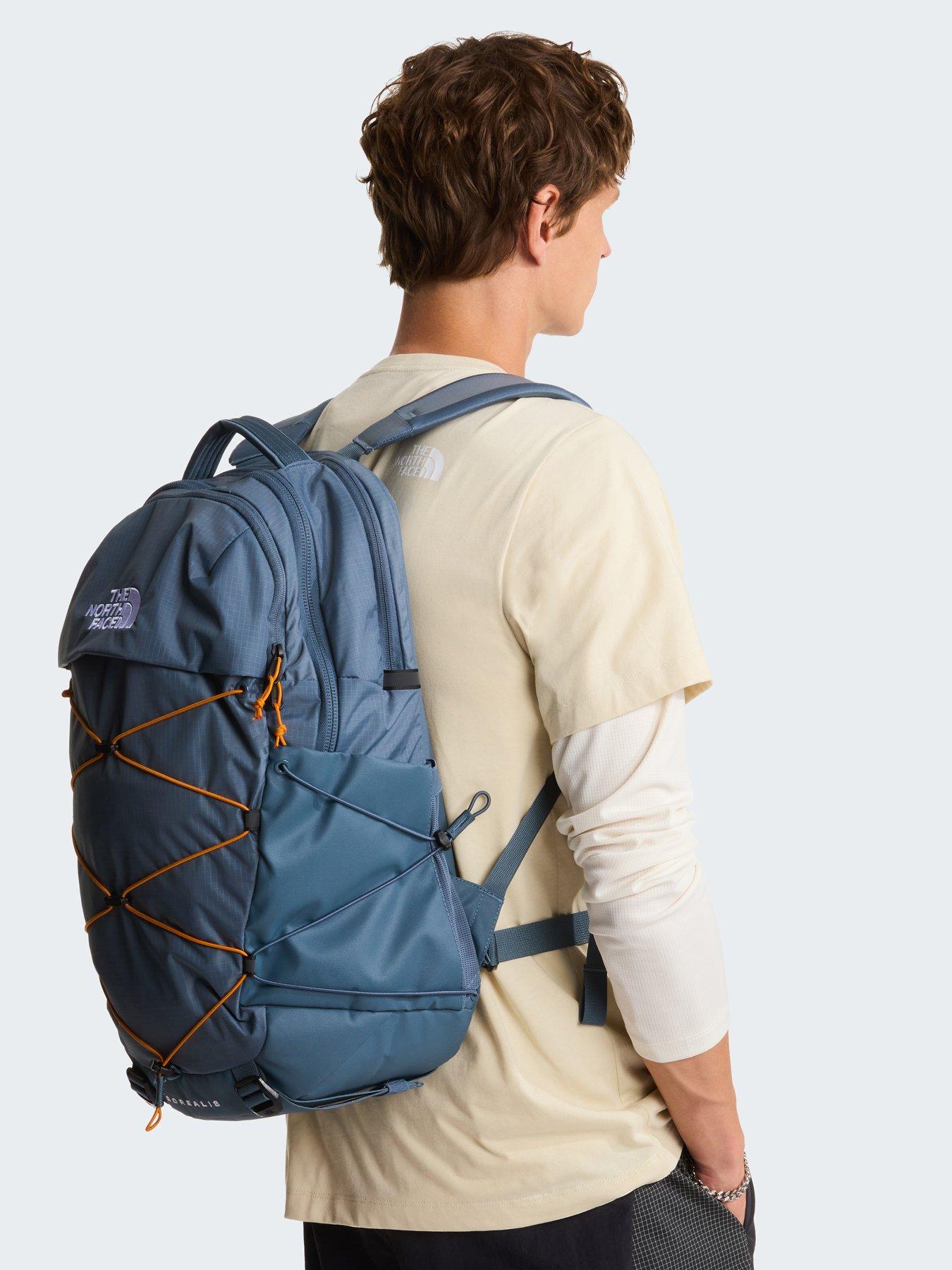 The North Face Borealis Backpack - Granite Grey-Dust Orange
