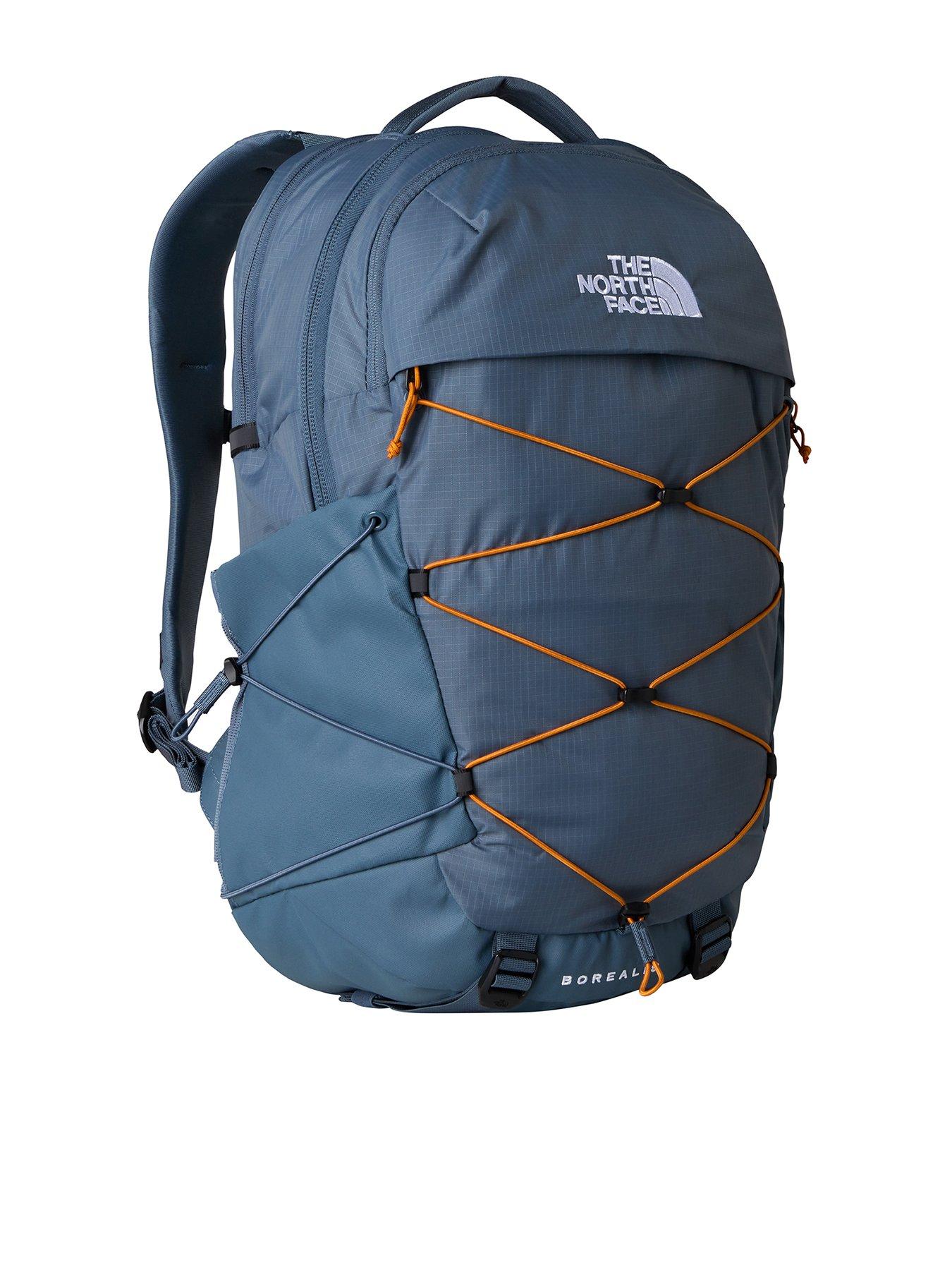 The North Face Borealis Backpack - Granite Grey-Dust Orange