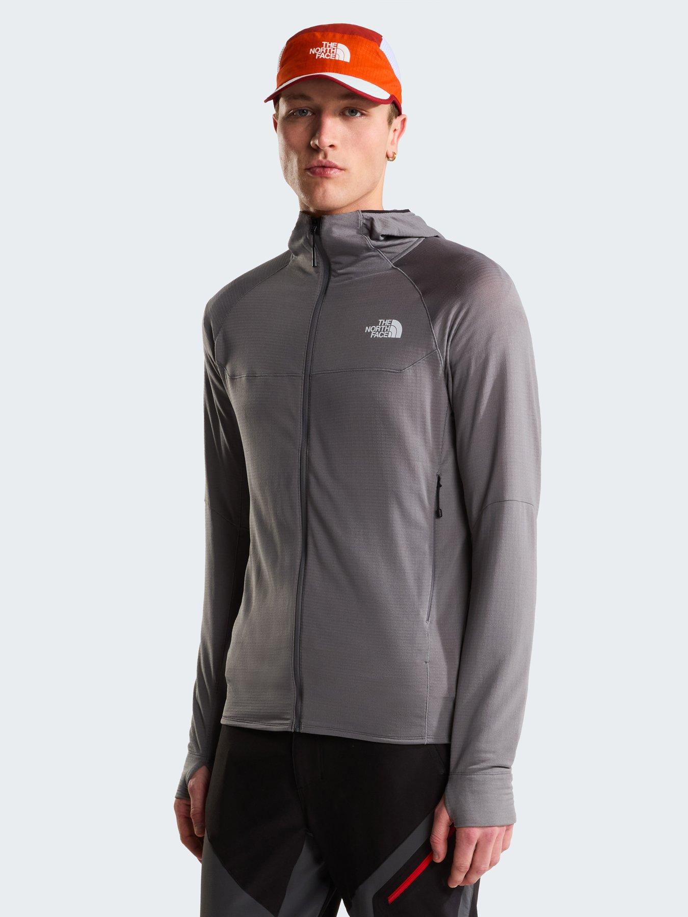 The North Face: Mens Bolt Polartec Hooded Jacket - Grey