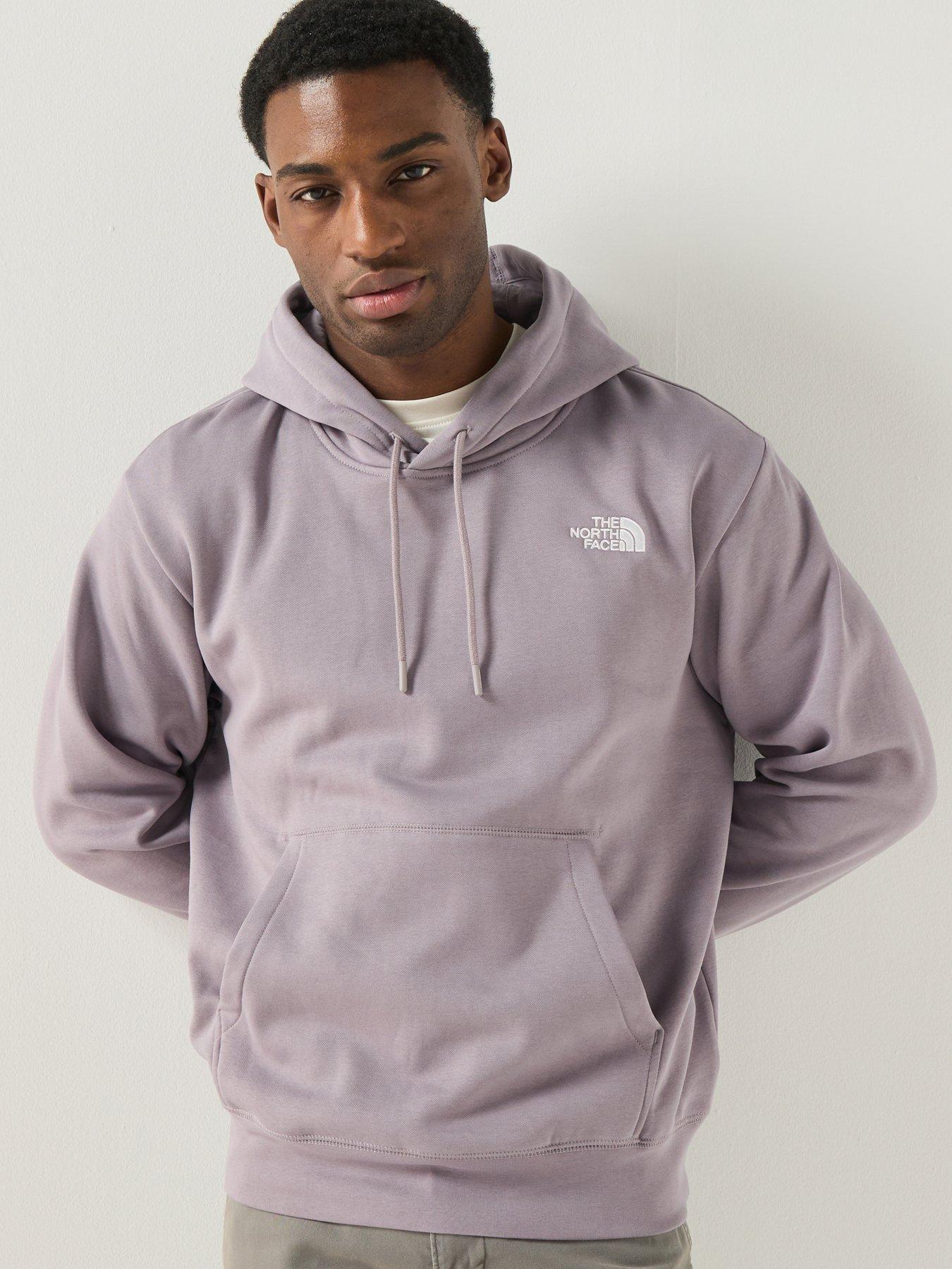 The North Face Mens Essential Relaxed Hoodie, Grey, Size S, Men