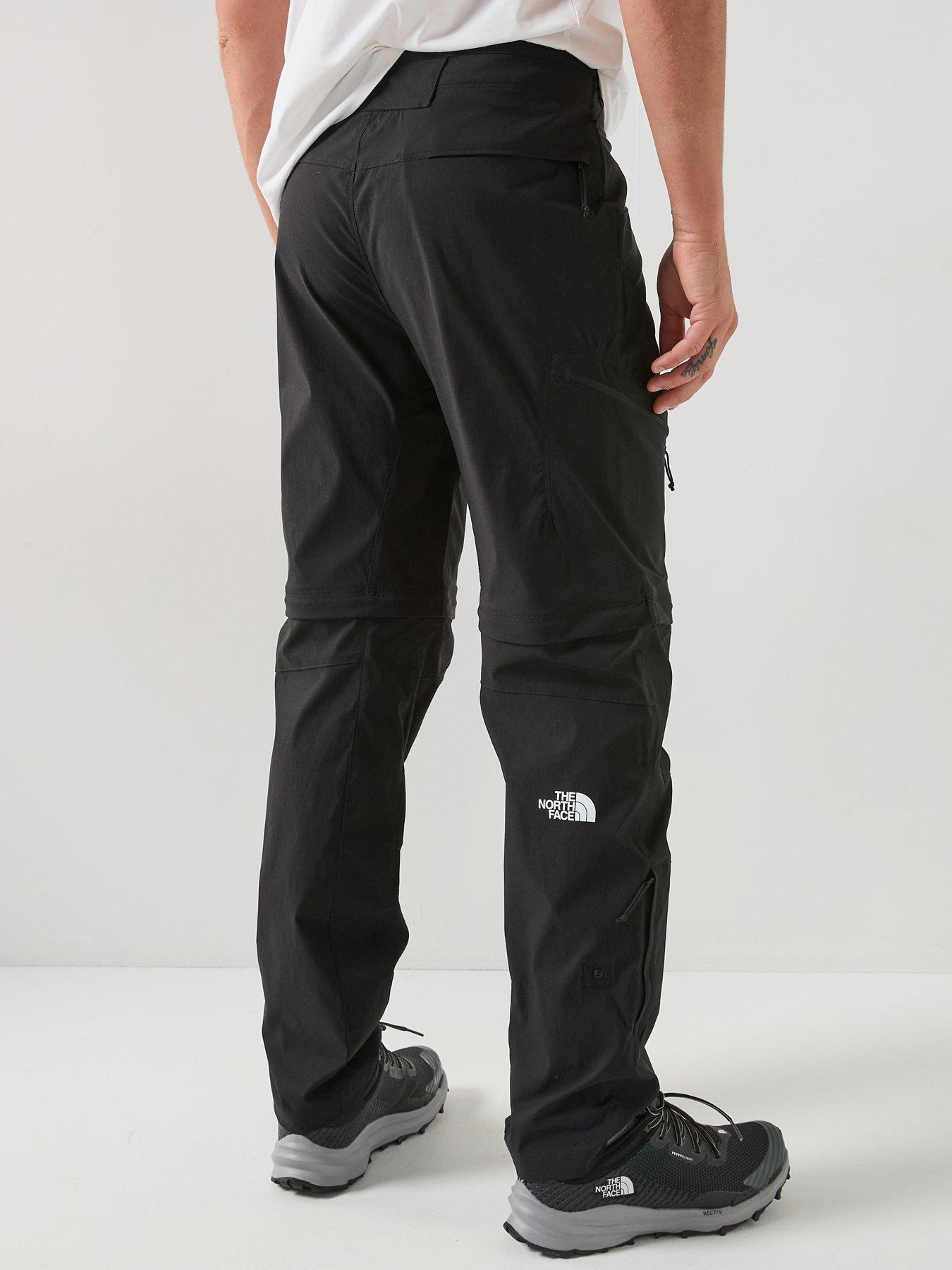 Image 2 of 6 of The North Face Mens Exploration Tapered Regular Convertible Trousers - Black