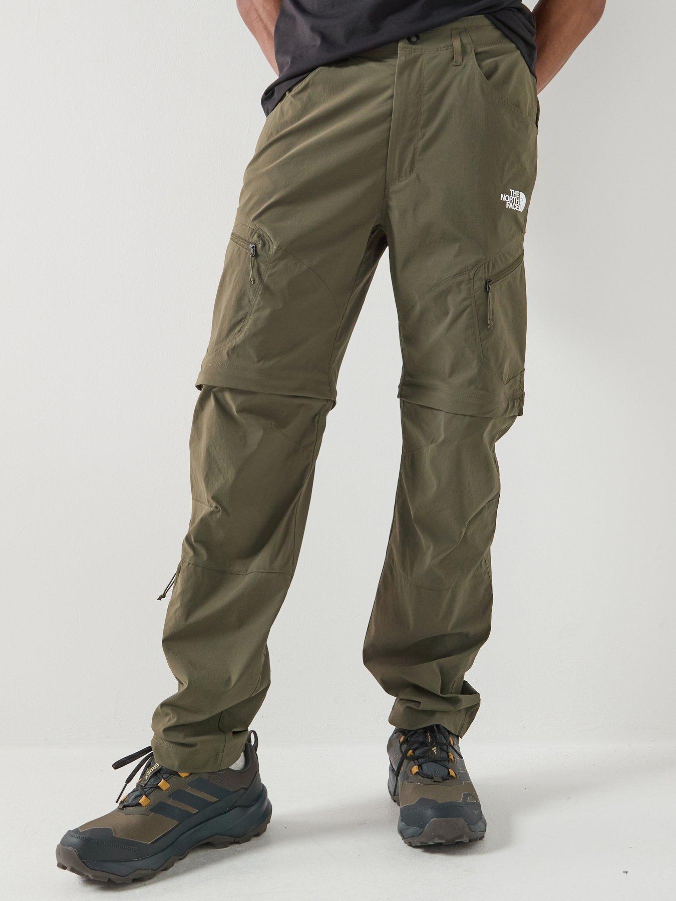 The North Face Mens Exploration Tapered Regular Convertible Trousers - New Taupe Green