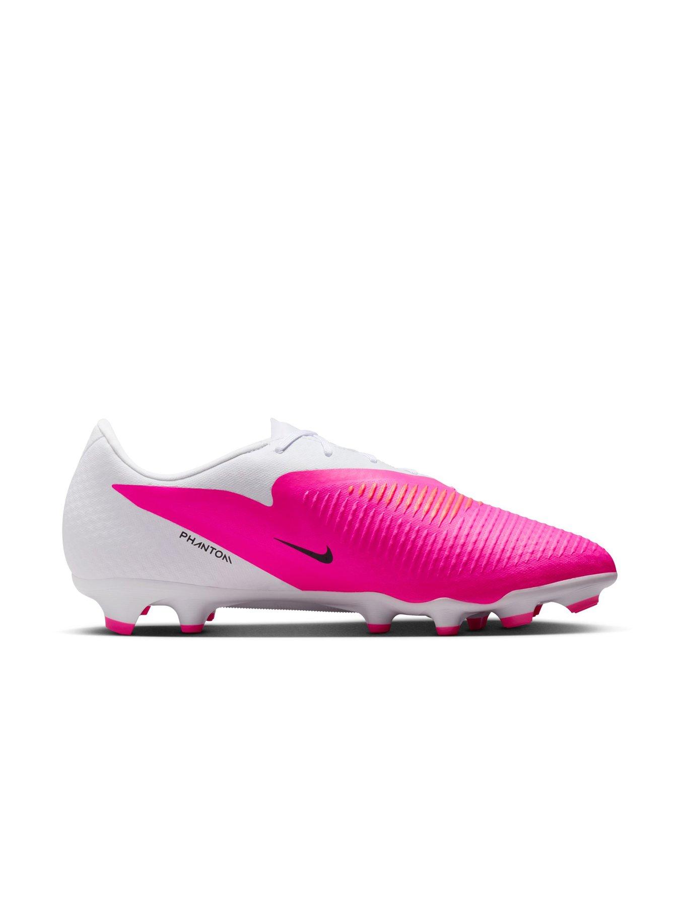 NIKE Phantom 6サッカーシューズ ピンク ホワイト Nike Mens Phantom 6 Low Academy Firm Ground Football Boots - Pink