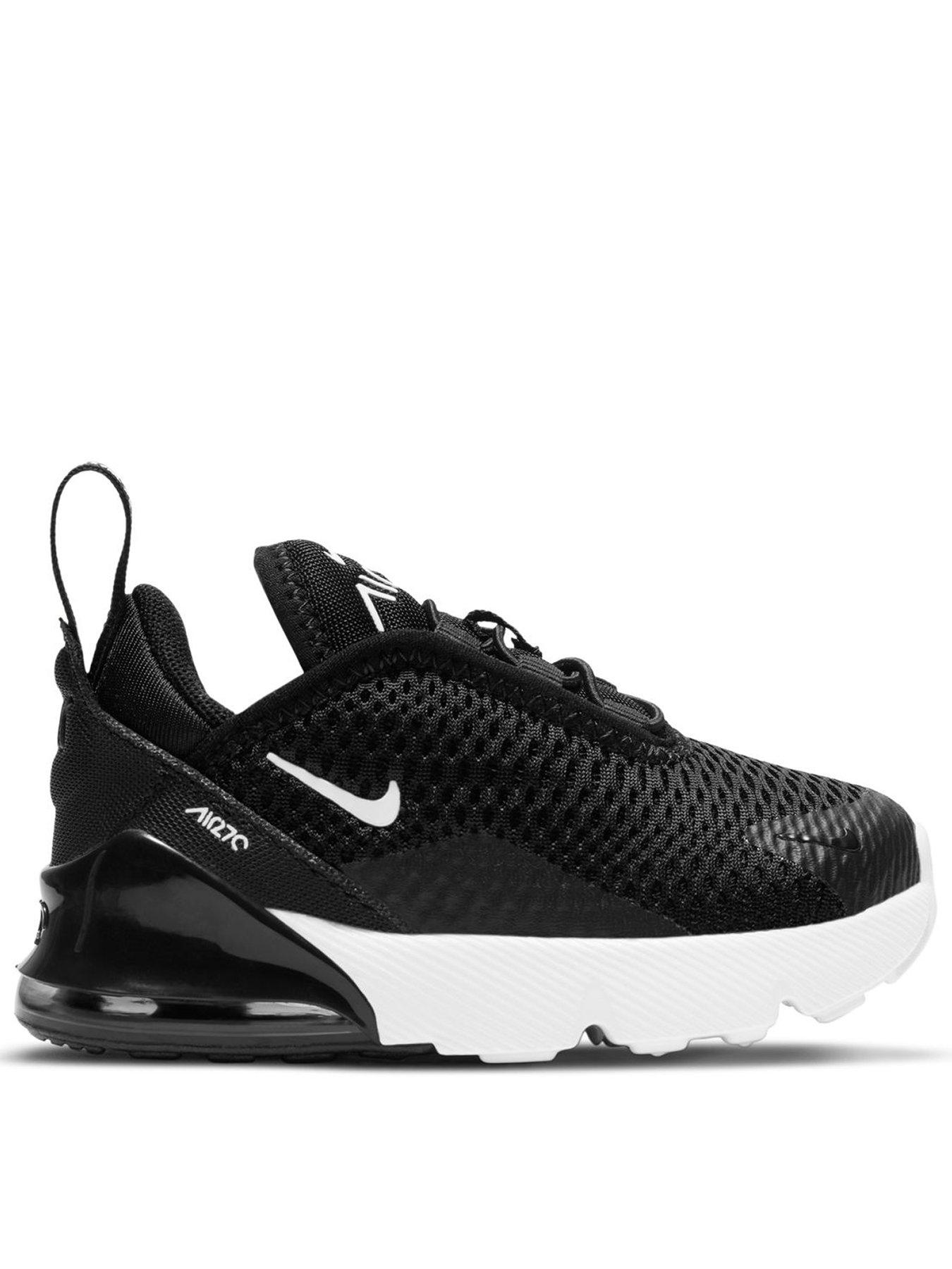 Nike Baby/Toddler Nike Air Max 270 Trainers, Black/White-Anthracite, Size 5.5 Younger