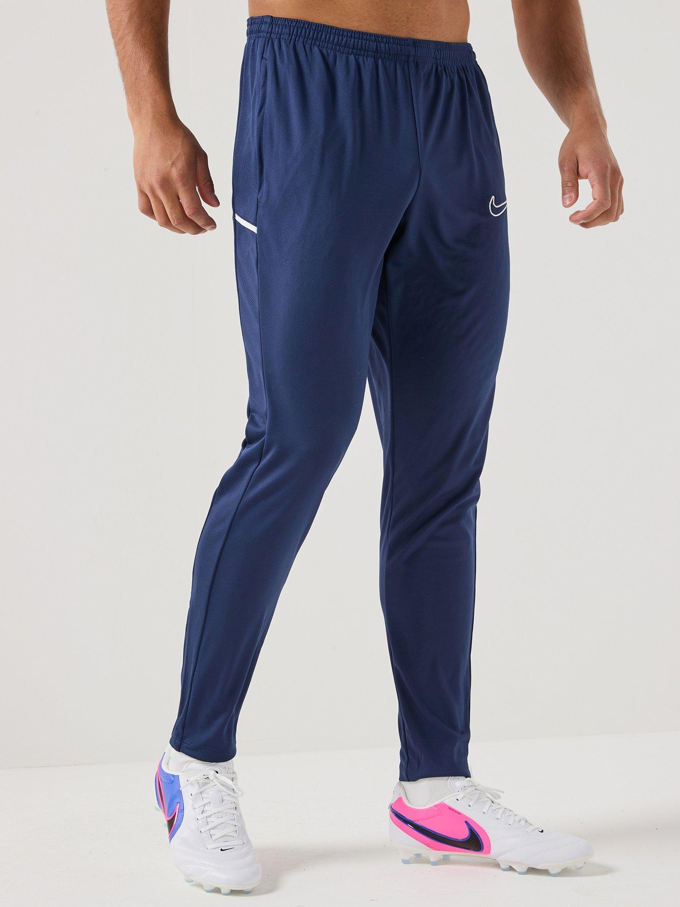 Nike Mens Academy 25 Pants, Midnight Navy/Midnight Navy/Wh, Size S, Men