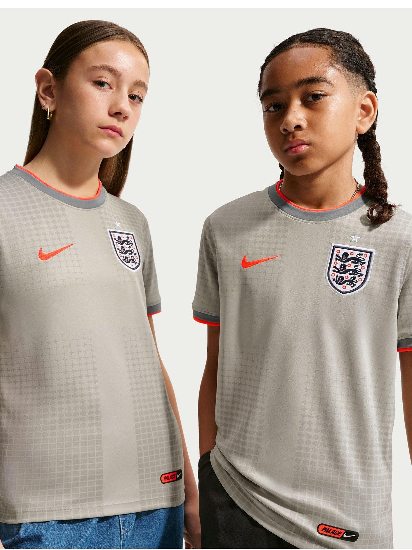 Image 3 of 5 of Nike England X Palace Big Kids Pre Match Top - Grey