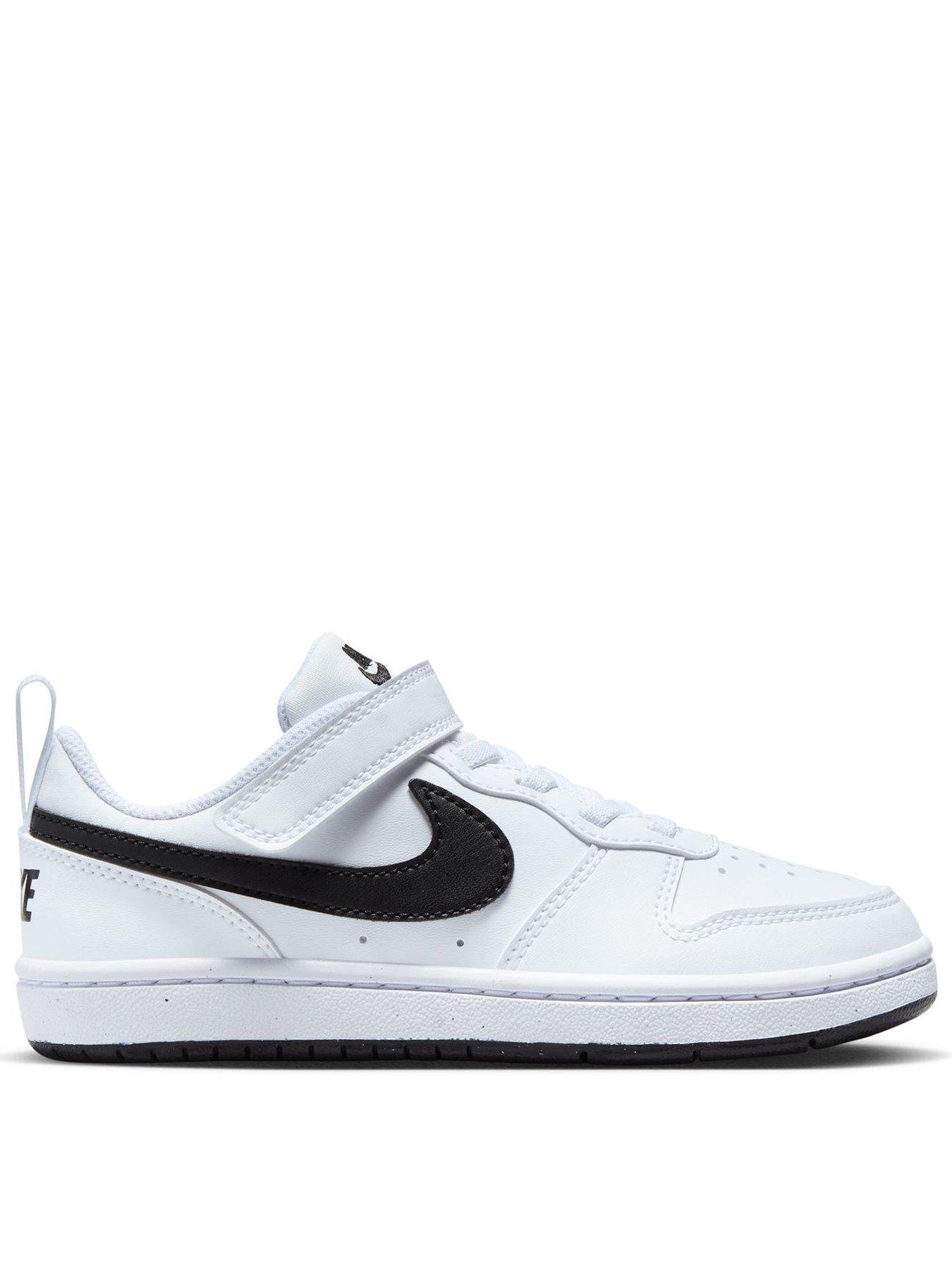 Nike Little Kids Nike Court Borough Low Recraft Trainers - White