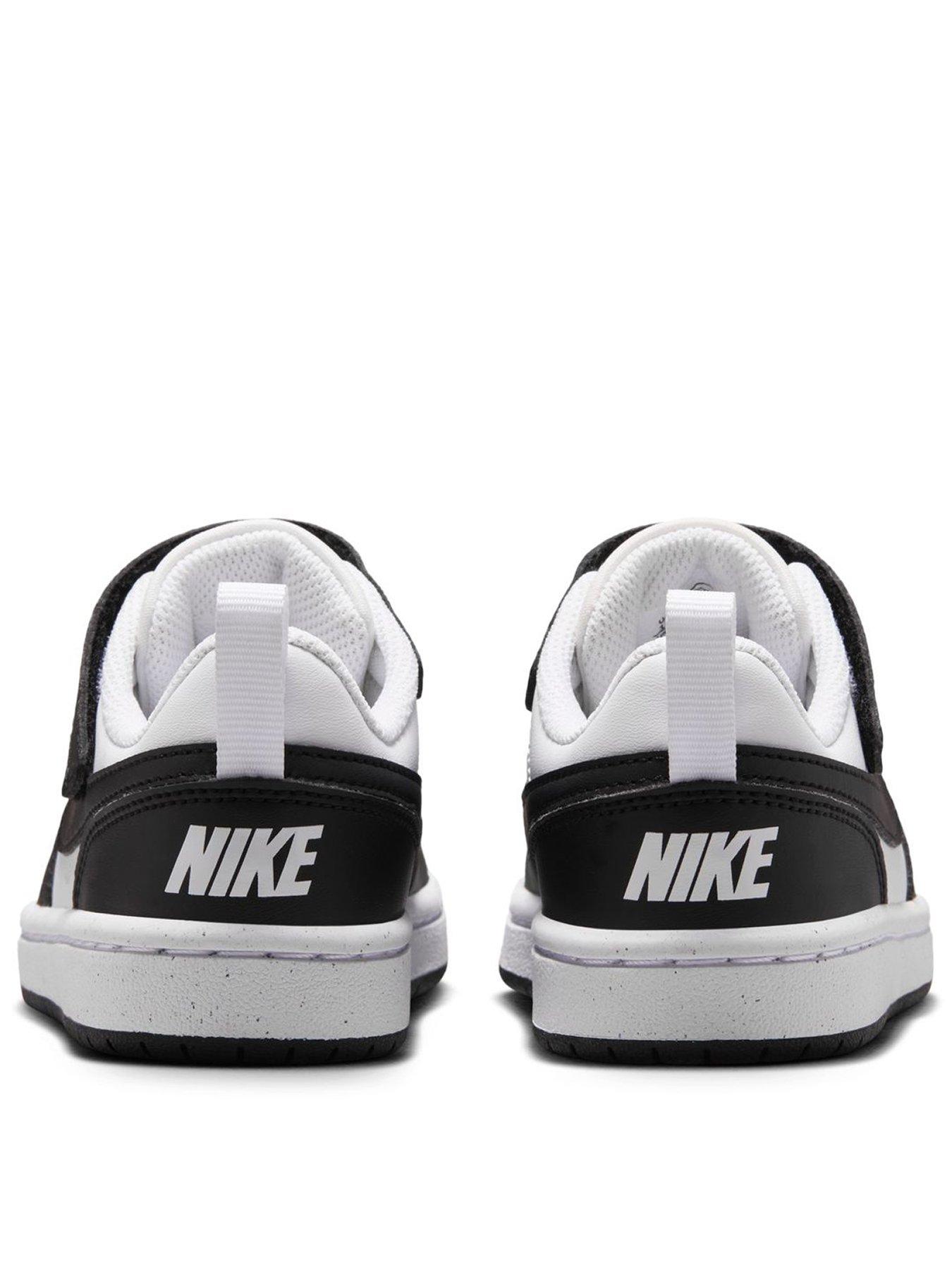Image 3 of 8 of Nike Little Kids' Court Borough Low Recraft Trainers - White