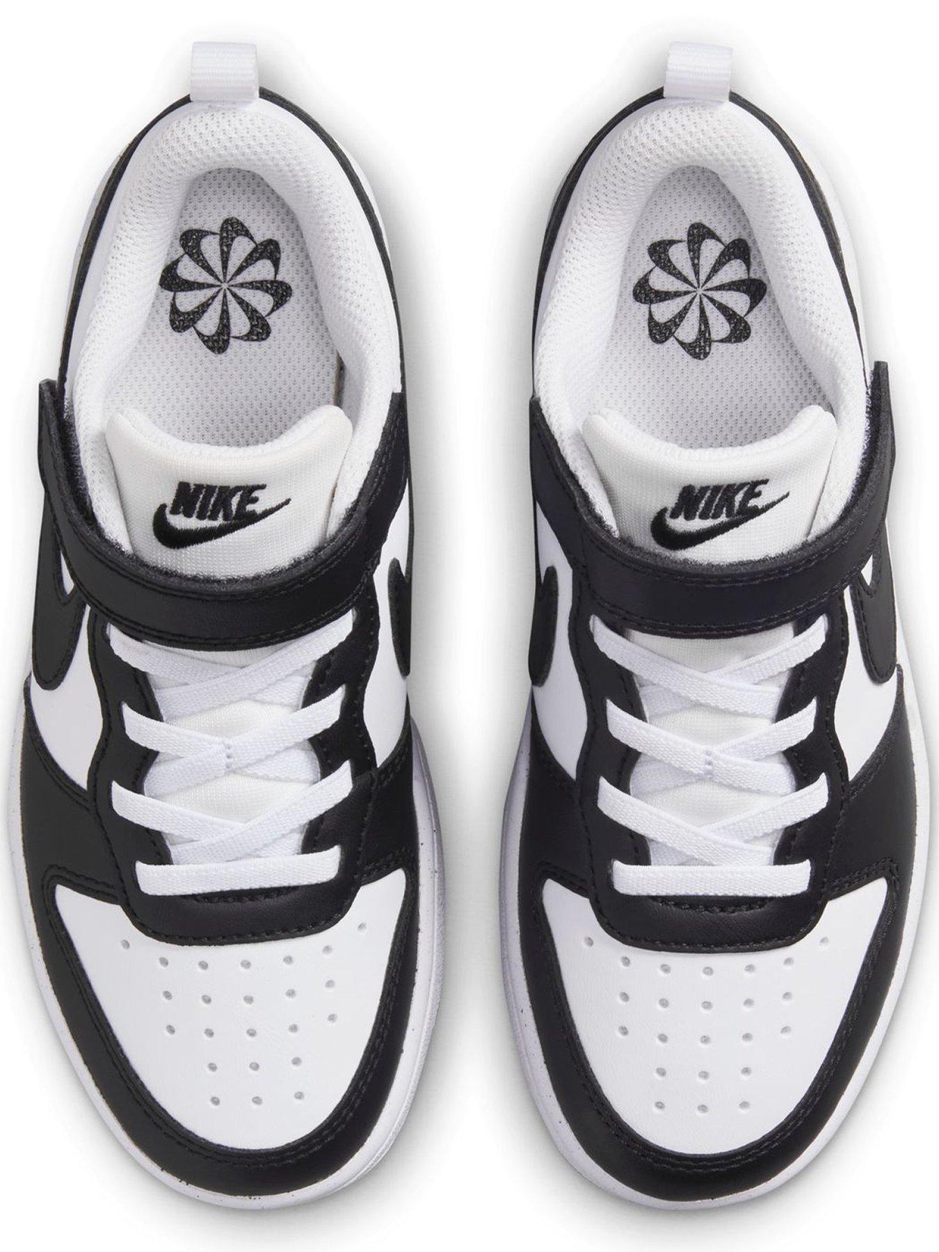 Image 4 of 8 of Nike Little Kids' Court Borough Low Recraft Trainers - White