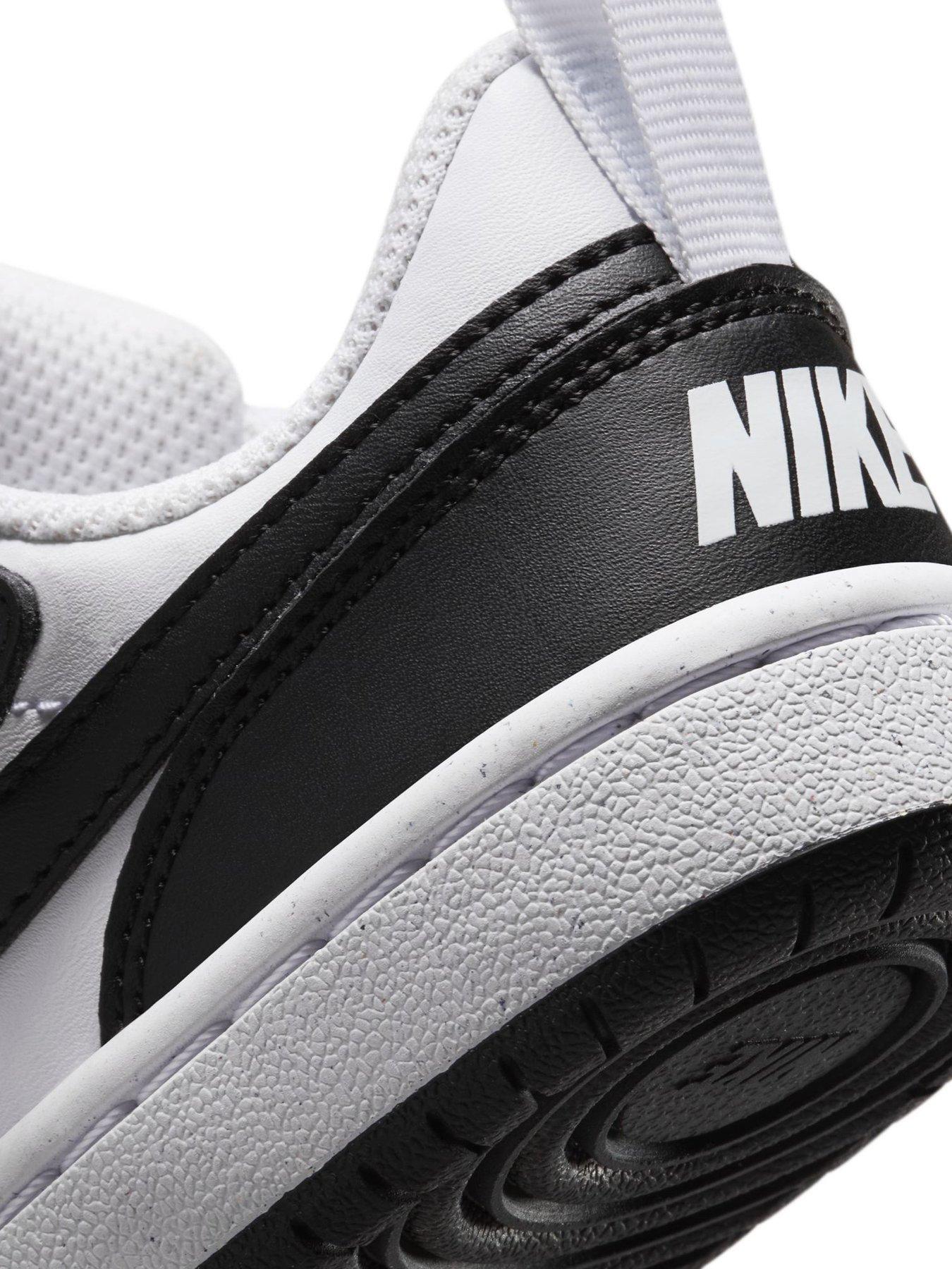 Image 7 of 8 of Nike Little Kids' Court Borough Low Recraft Trainers - White