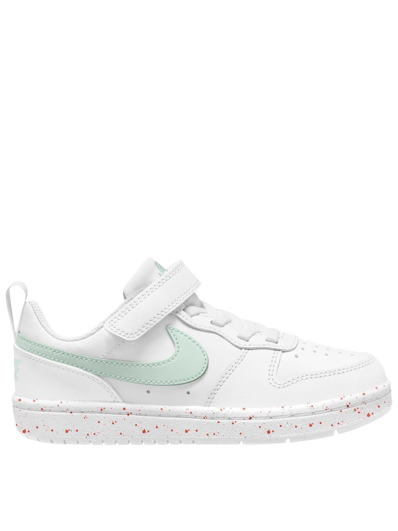 Nike Little Kids Nike Court Borough Low Recraft Trainers - White