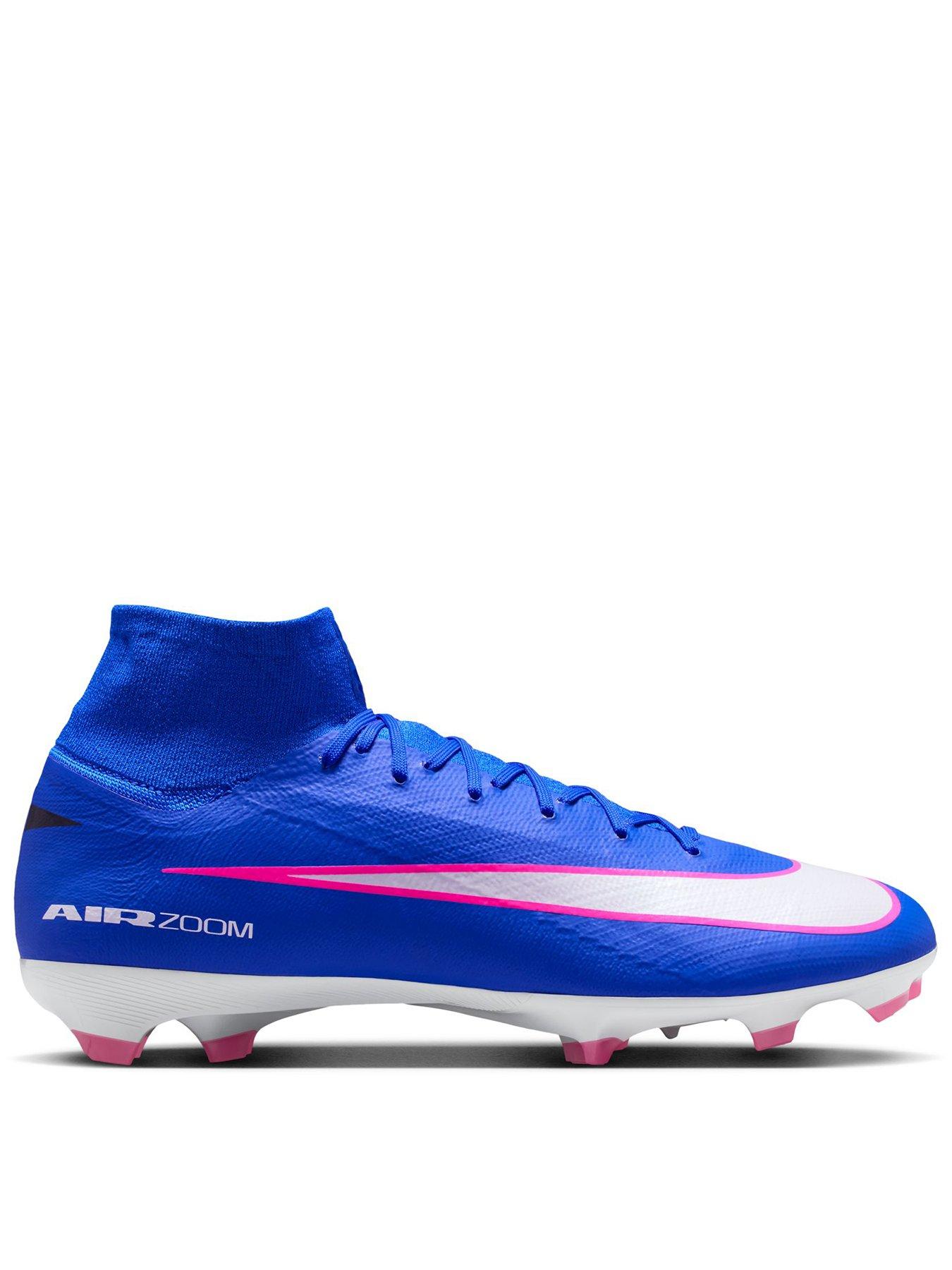 Nike Mens Mercurial Superfly 10 Pro Football Boots, Racer Blue/White, Size 10, Men