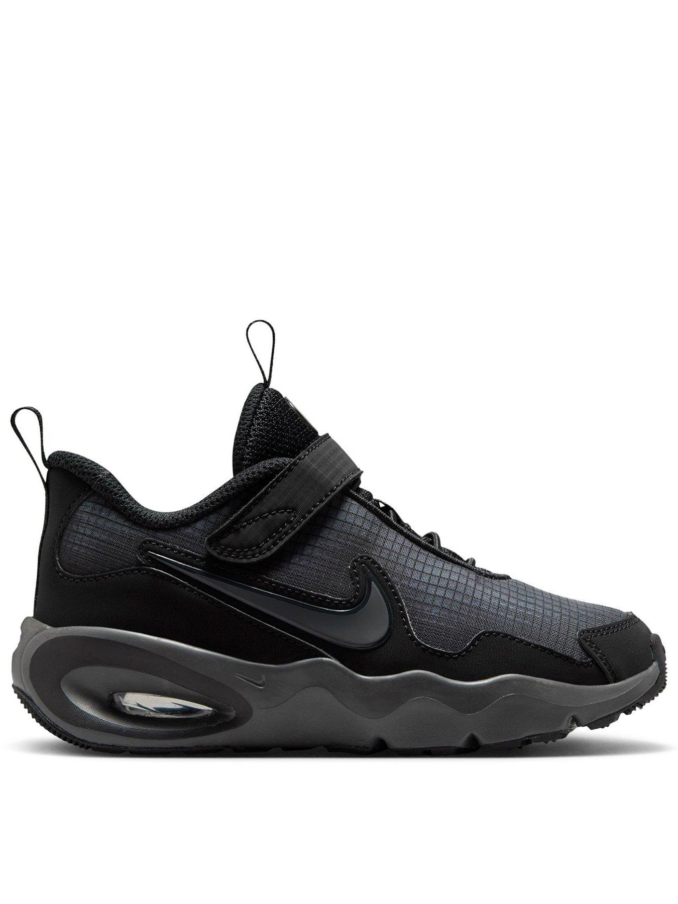 Nike Little Kids Nike Air Max Nova Trainers, Black/Anthracite-Cool Grey-Wol, Size 12 Younger