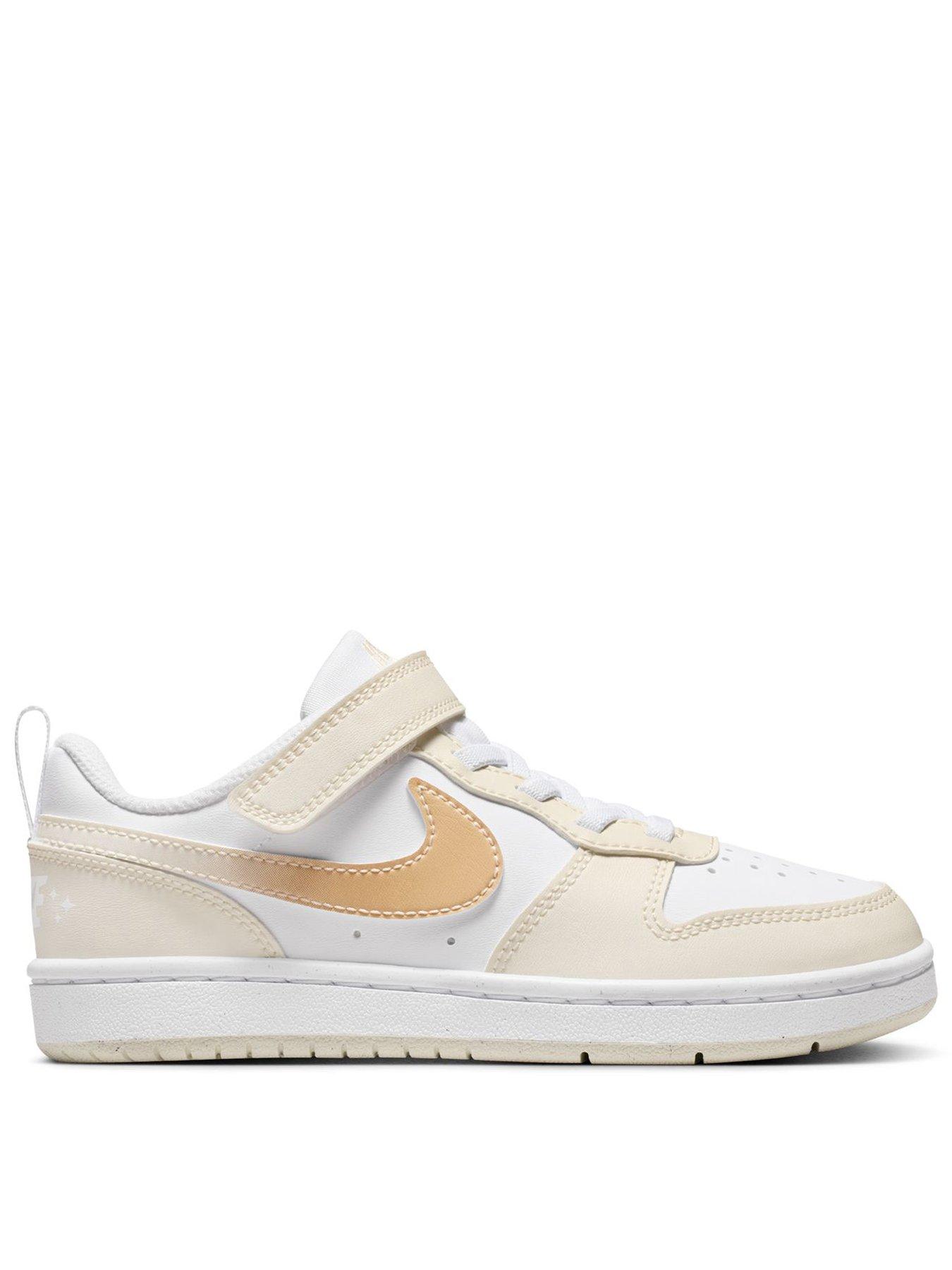 Nike Little Kids Nike Air Max Invigor Trainers, White/Shimmer-Chalk-White, Size 13 Younger