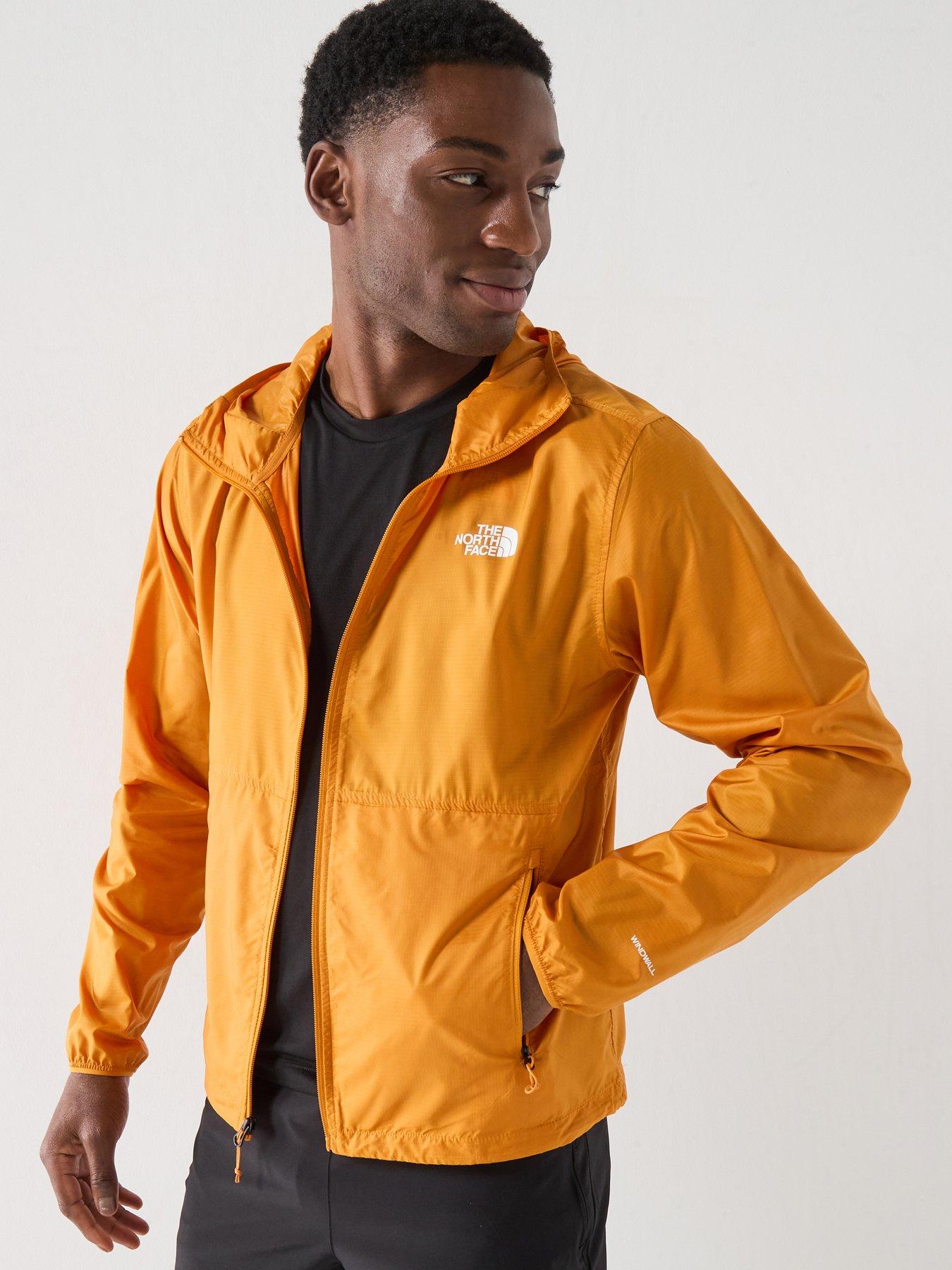 The North Face Mens Cyclone Wind Jacket, Orange, Size Xl, Men