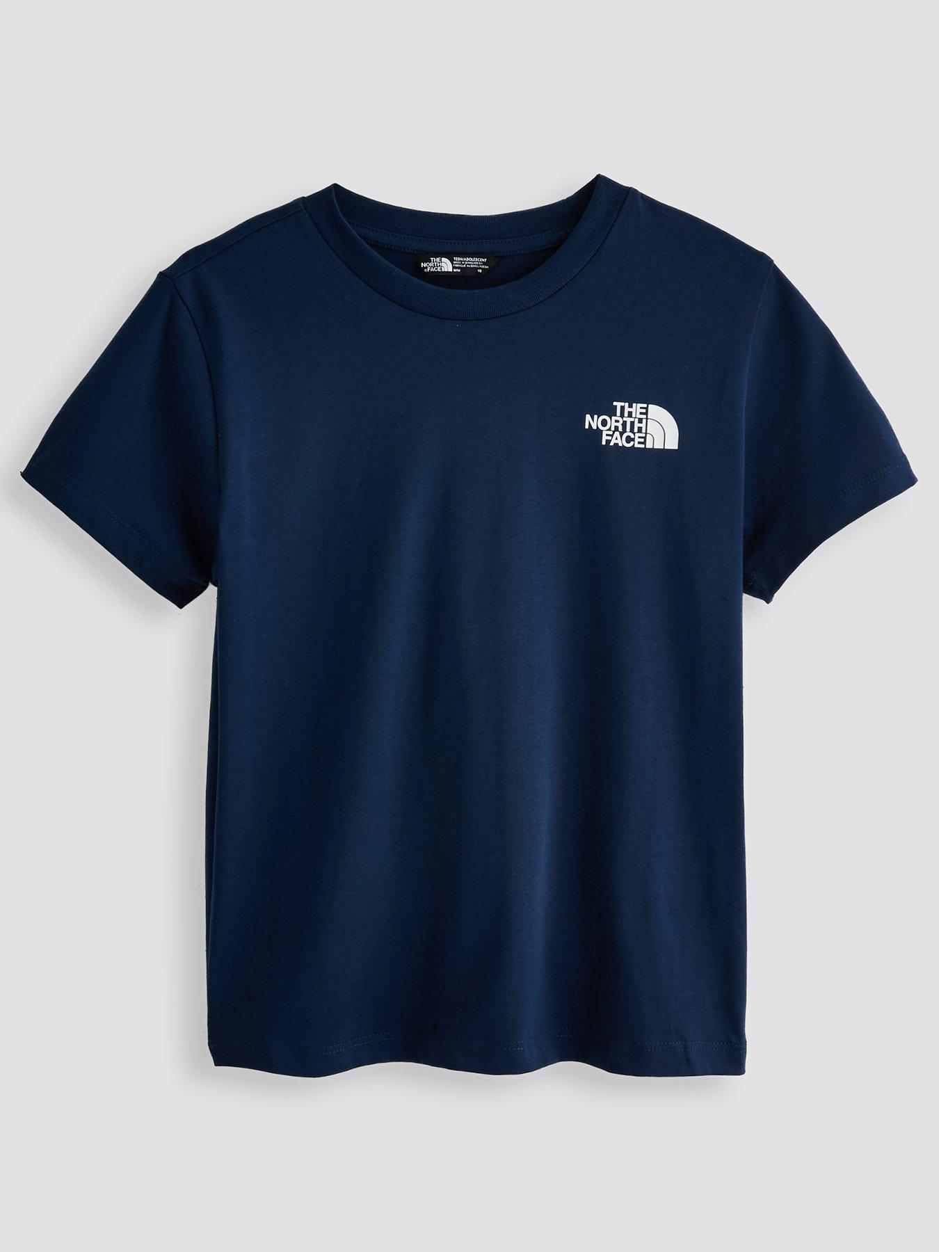 The North Face Junior Unisex Simple Dome T-Shirt - Navy