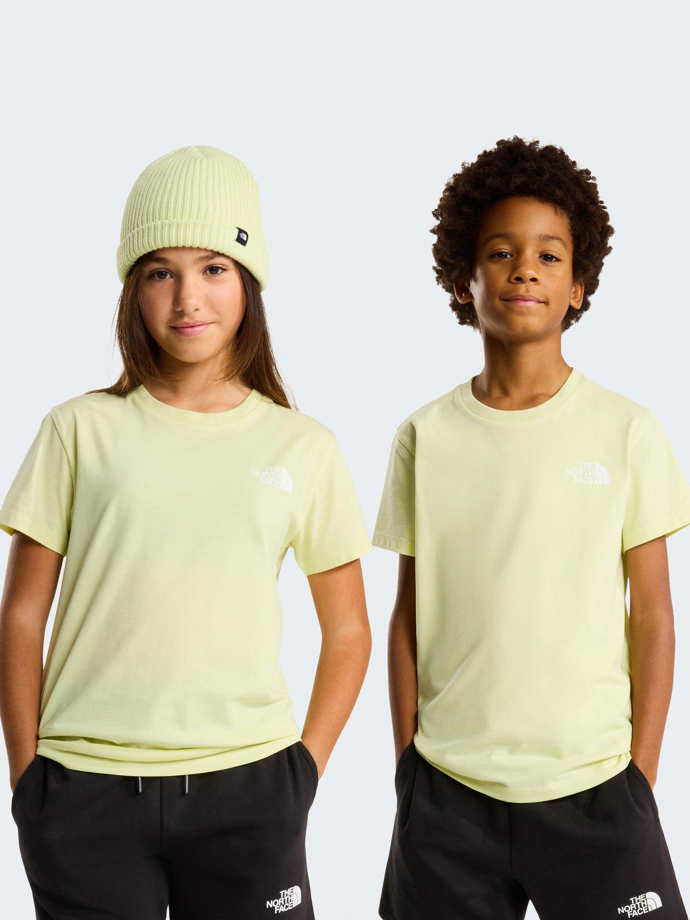 Image 1 of 5 of The North Face Junior Simple Dome T-Shirt - Yellow