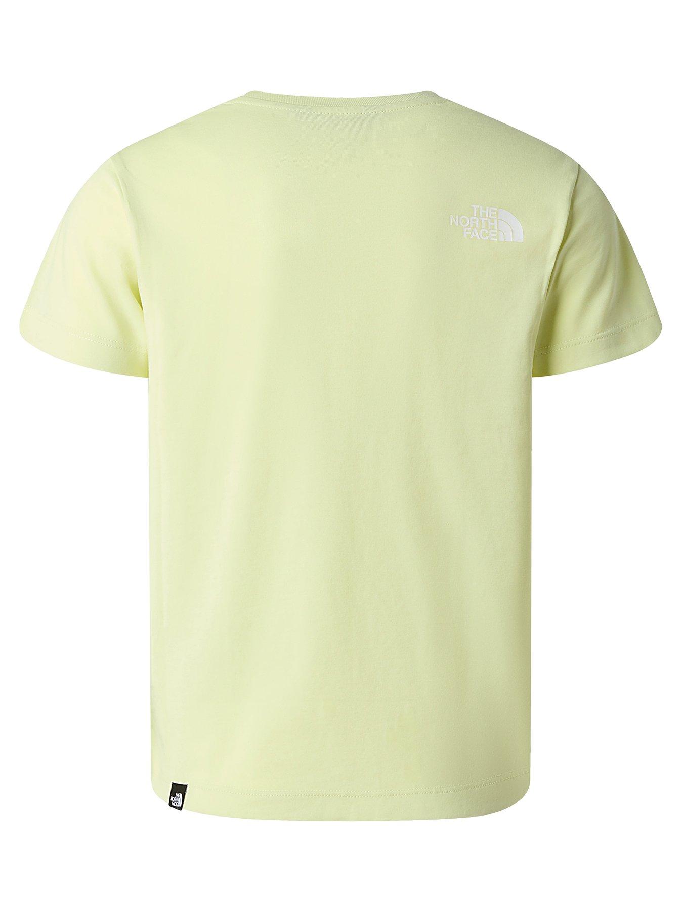 Image 3 of 5 of The North Face Junior Simple Dome T-Shirt - Yellow