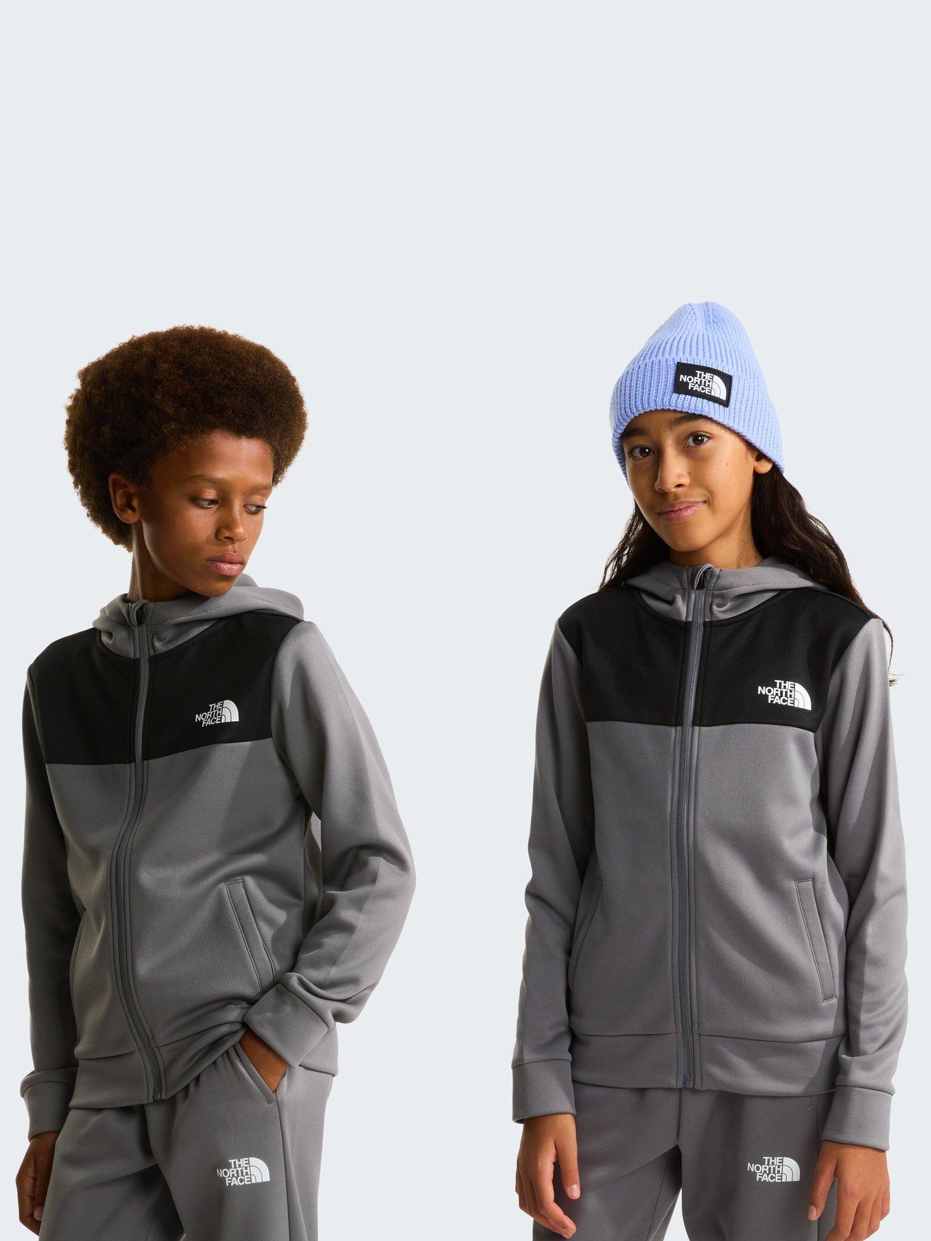 The North Face Junior Boys Reaxion Full Zip Hoodie - Grey