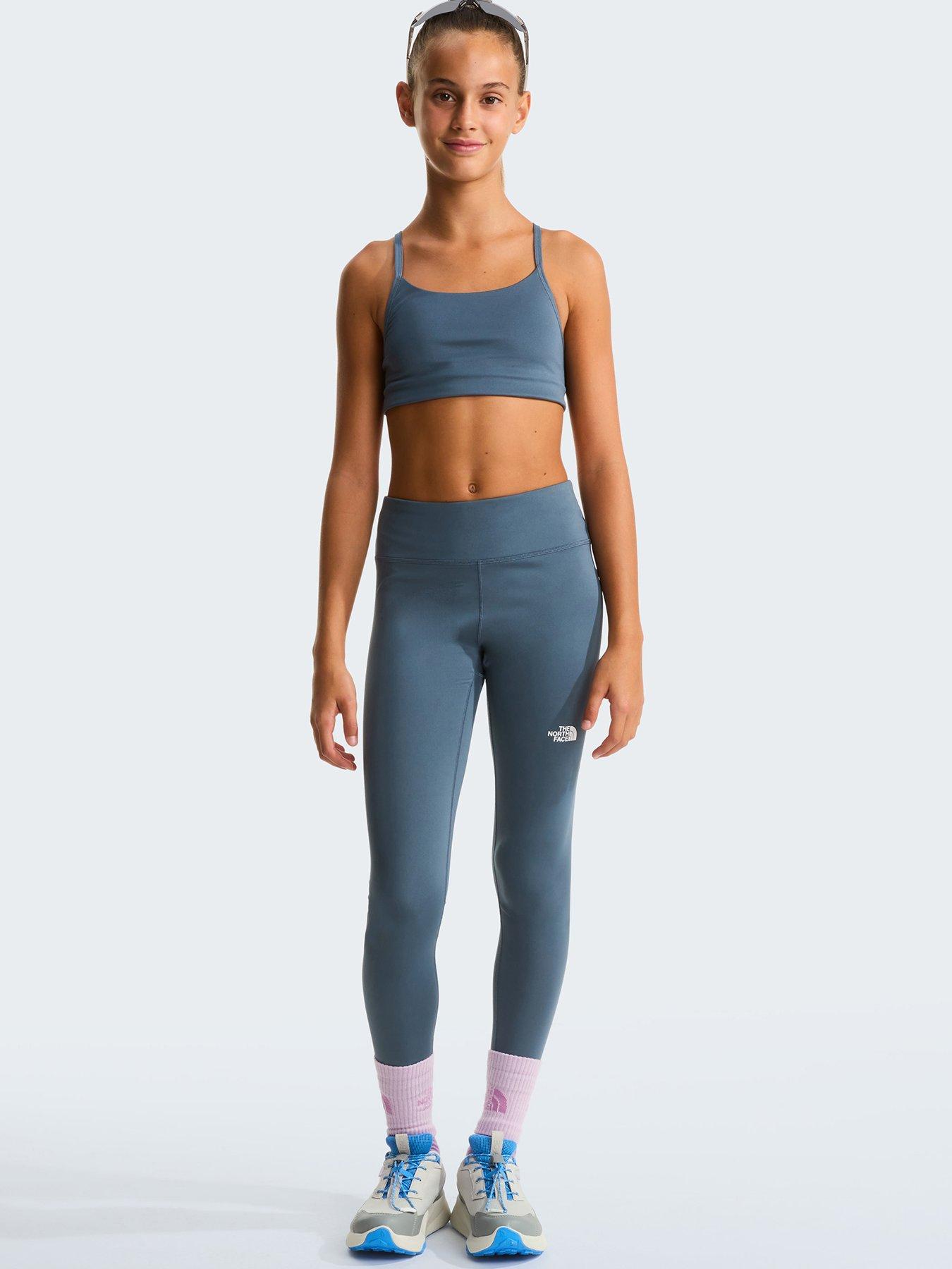 Image 2 of 4 of The North Face Junior Girls Flex Tights - Grey