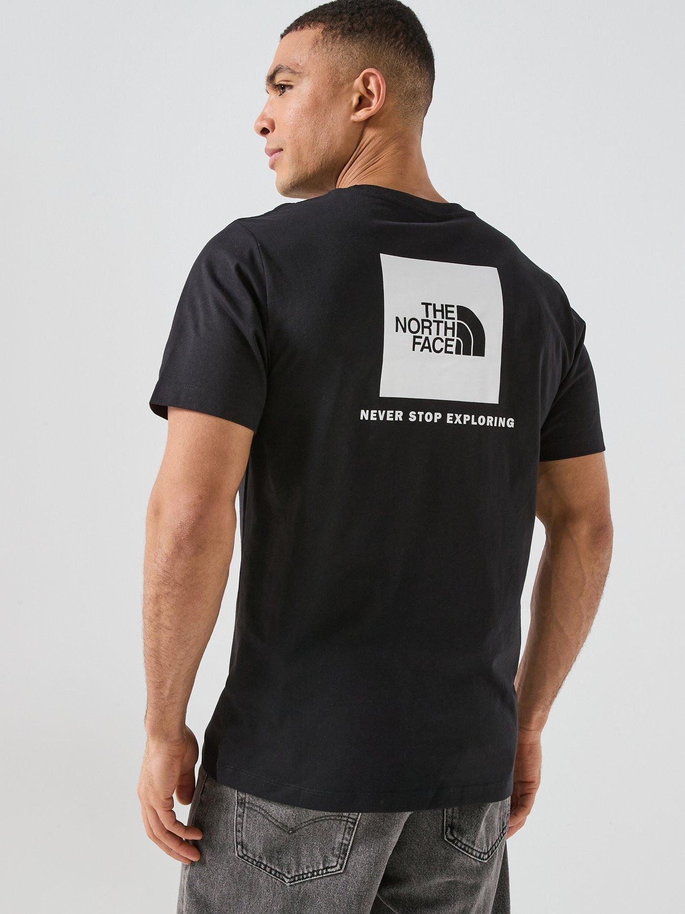 Image 1 of 6 of The North Face Mens Evolution Box NSE T-Shirt - Black