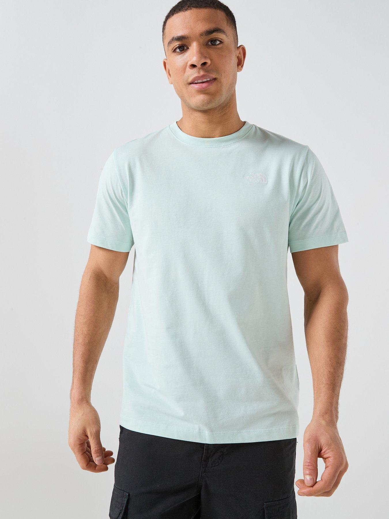The North Face Mens Evolution Simple Dome T-Shirt, Blue, Size S, Men