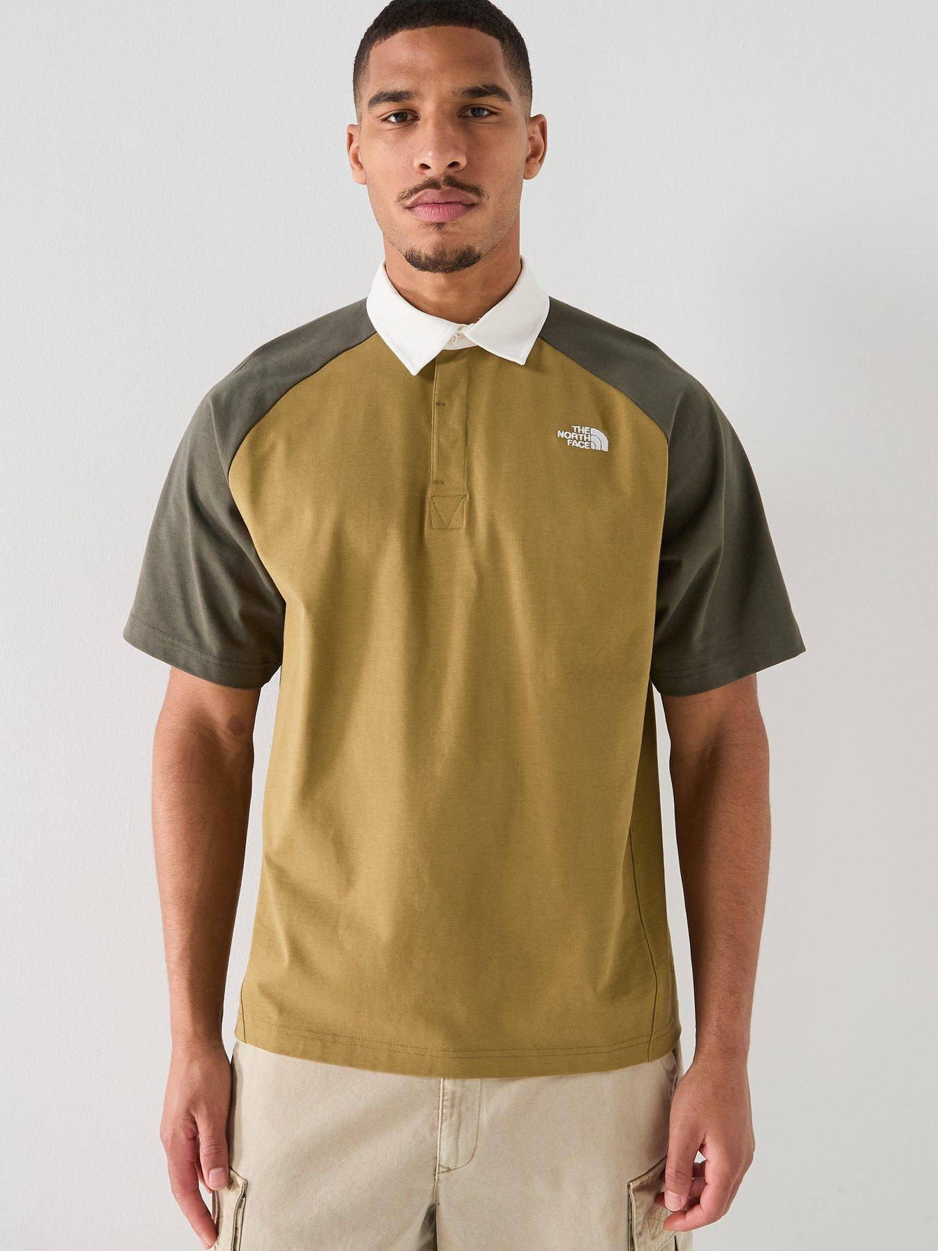 The North Face: Mens Relaxed Rugby Polo - Green