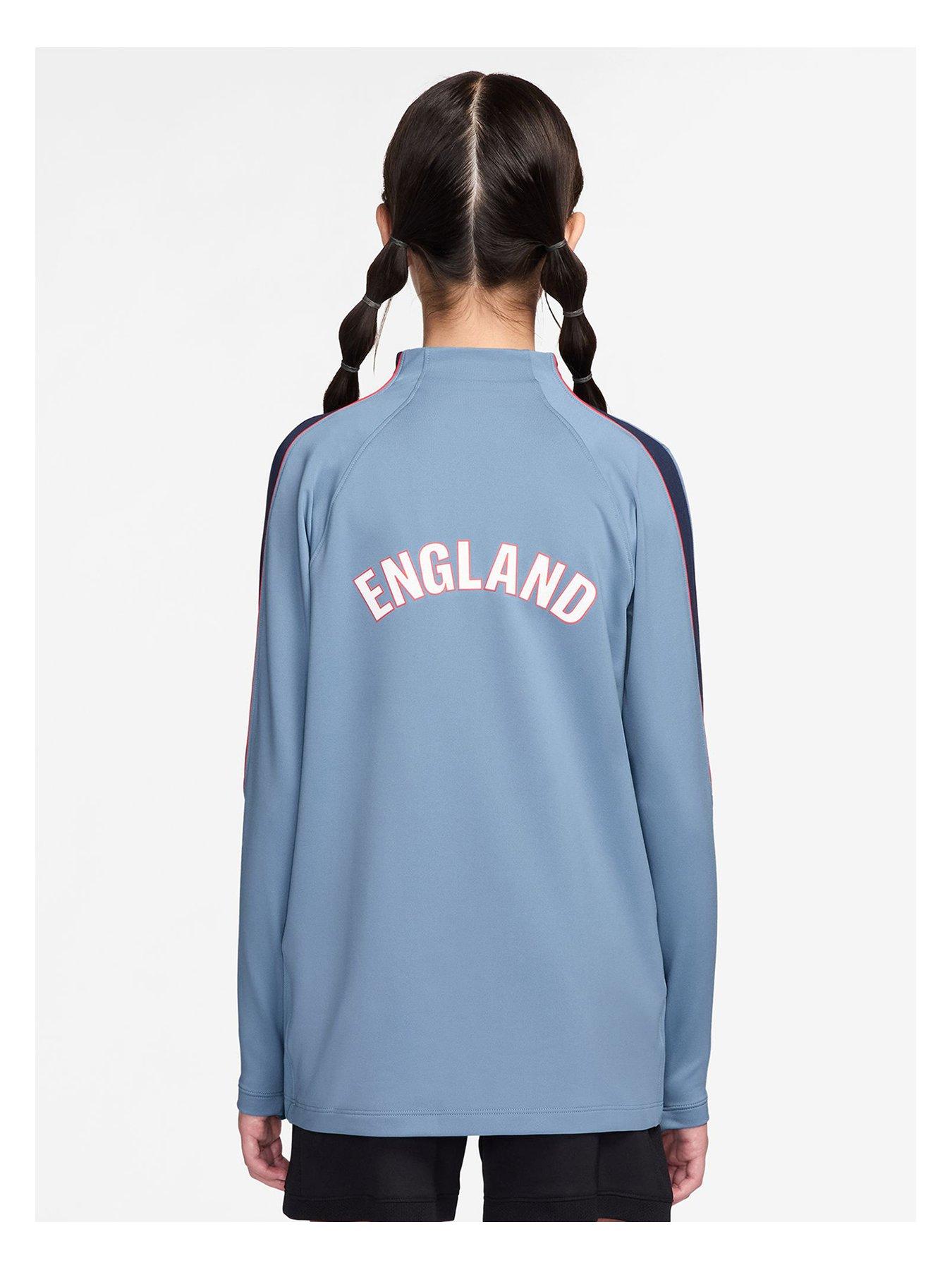 Image 3 of 7 of Nike Older Kids England Strike Drill Top &ndash; Blue