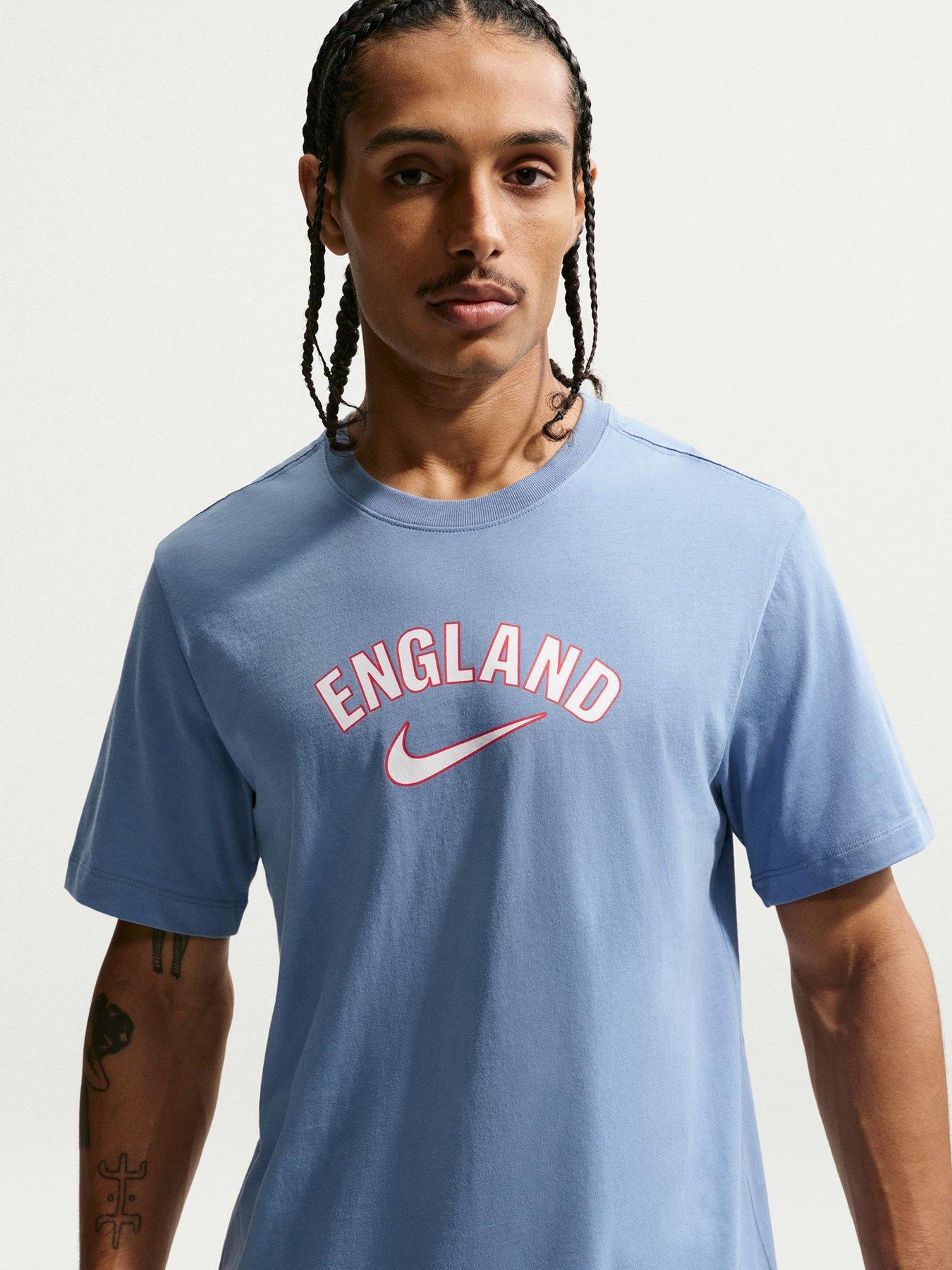 Image 1 of 5 of Nike Men&rsquo;s England Word T-Shirt &ndash; Blue