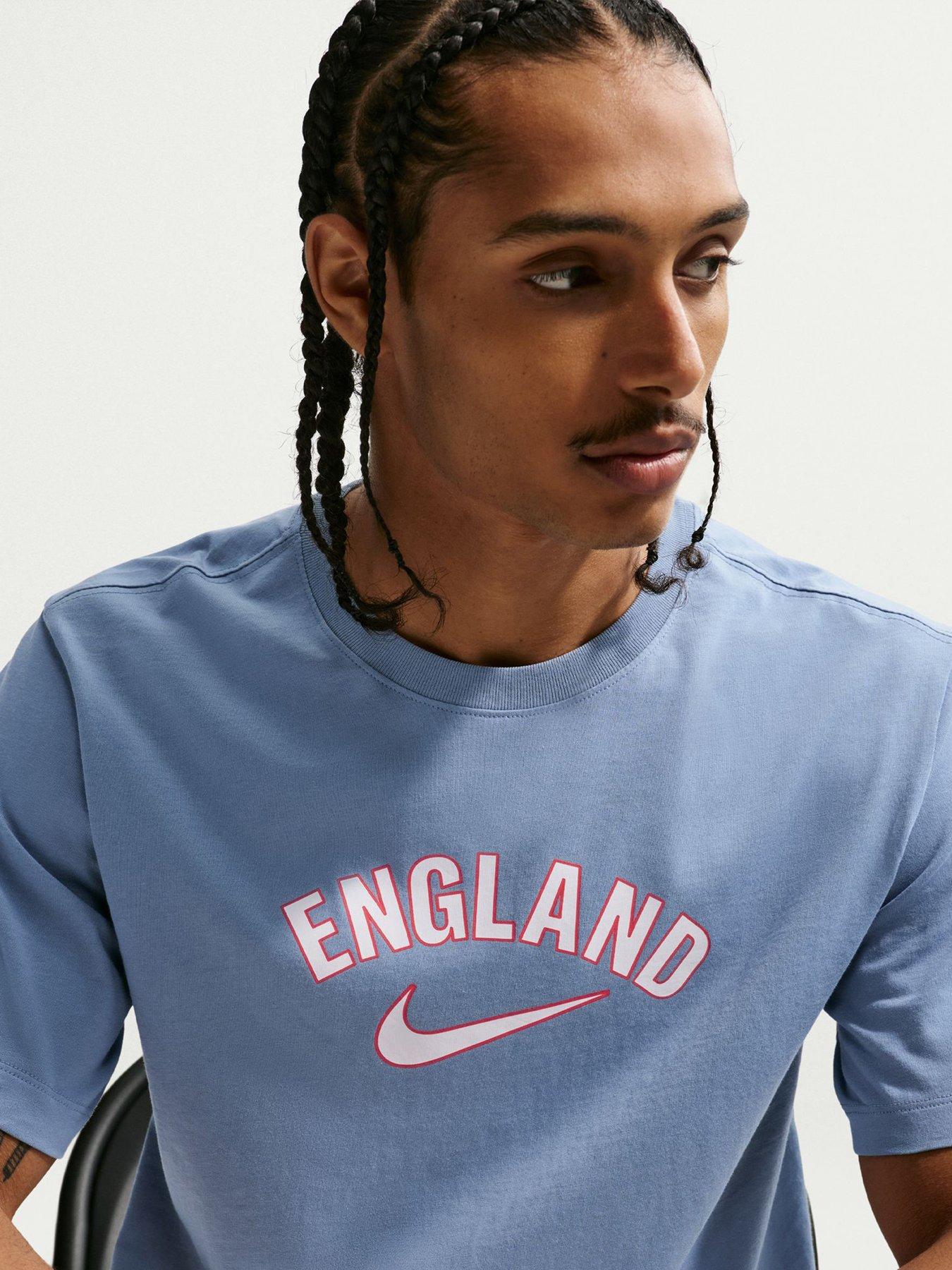 Image 5 of 5 of Nike Men&rsquo;s England Word T-Shirt &ndash; Blue