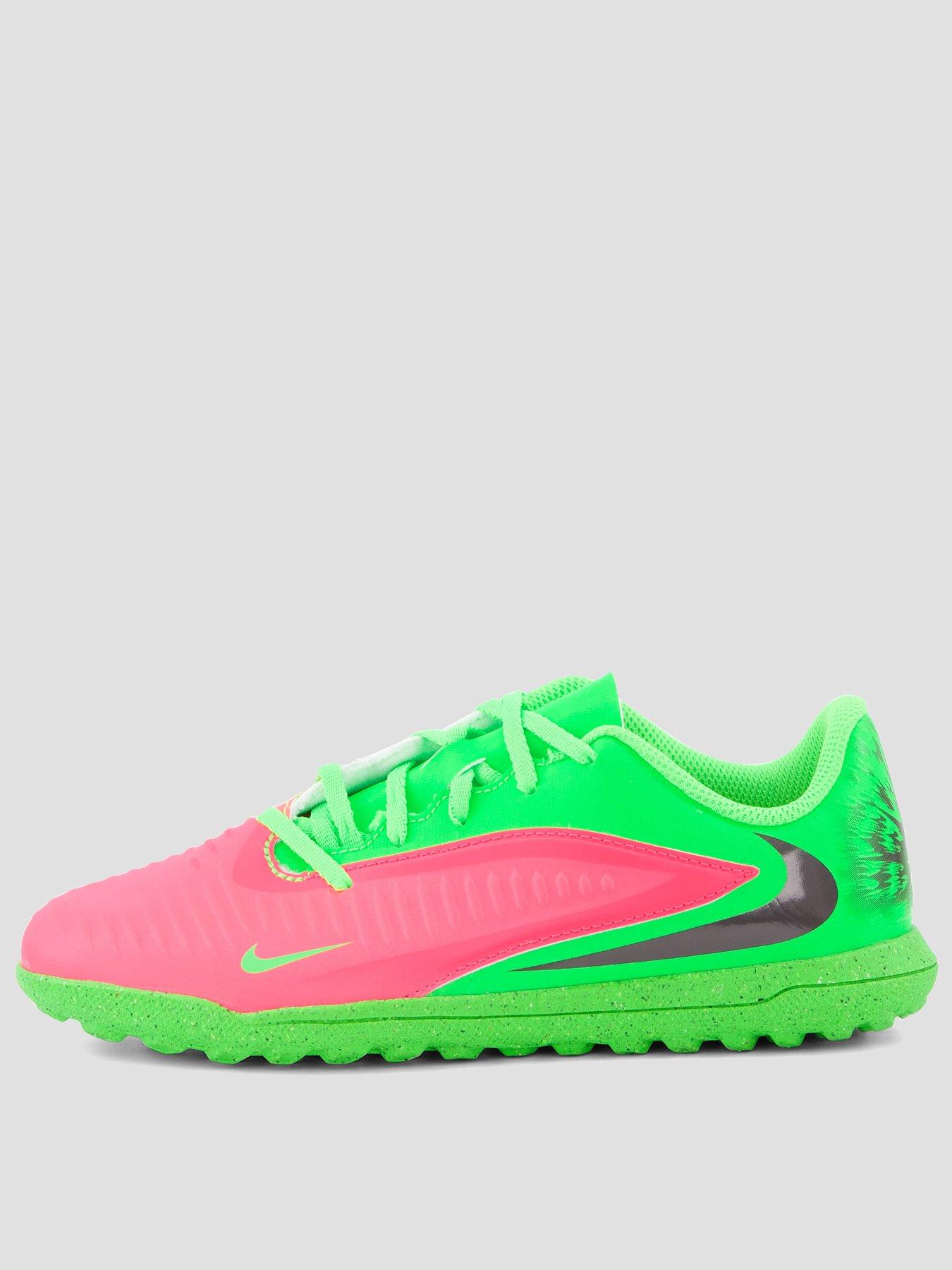 Nike Youth Phantom 6 Low Academy Erling Haaland Astro Turf Football Boots - Green