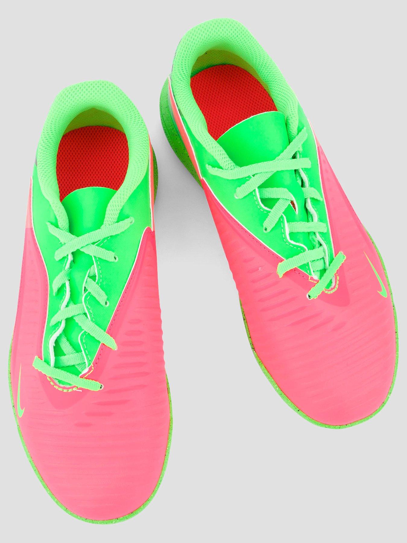 Image 3 of 7 of Nike Youth Phantom 6 Low Academy Erling Haaland Astro Turf Football Boots - Green