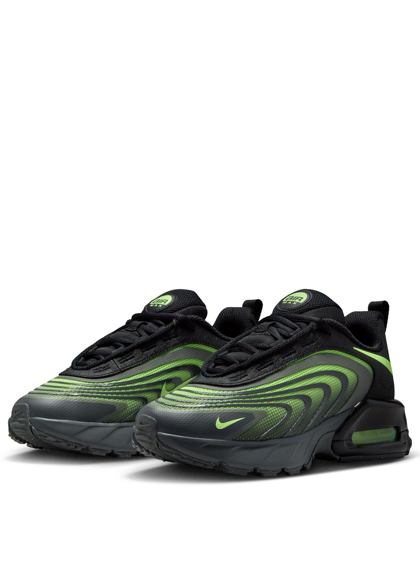 Image 2 of 8 of Nike Big Kids' Air Max Fire Trainers - Black