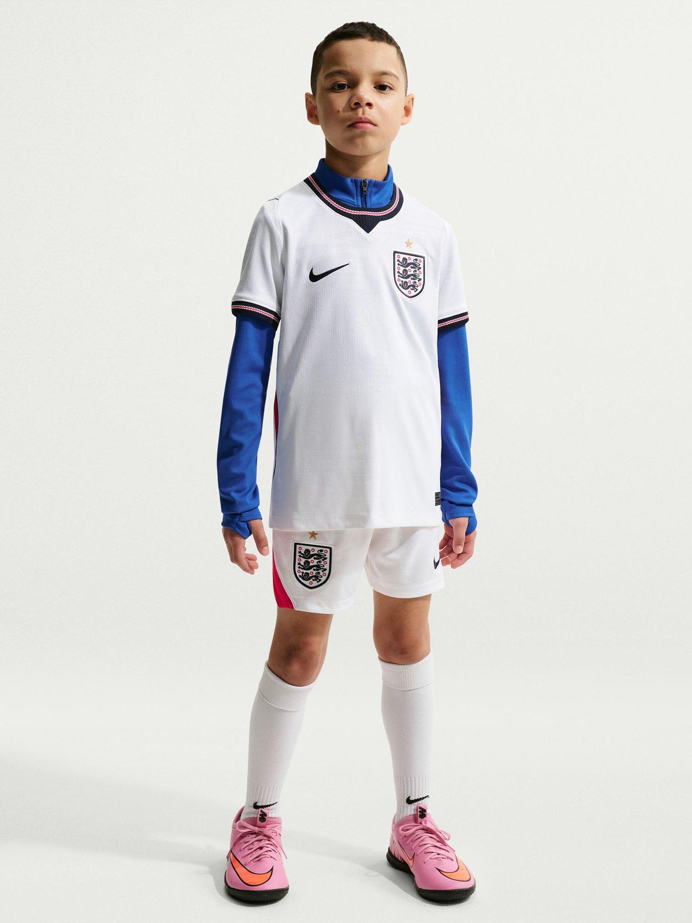 Nike Older Kids England 2026 Dri-FIT Stadium Home Shirt – White