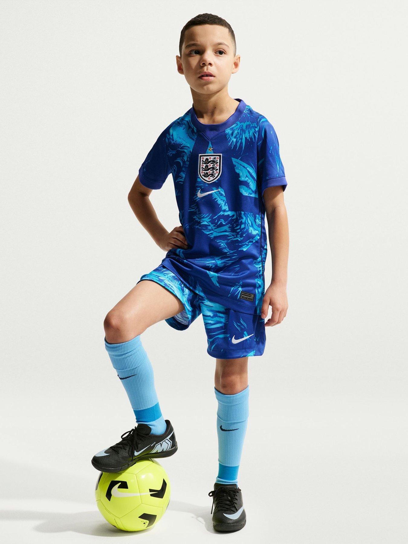 Nike Older Kids England 2026 Dri-Fit Stadium Goalkeeper Shirt - Blue