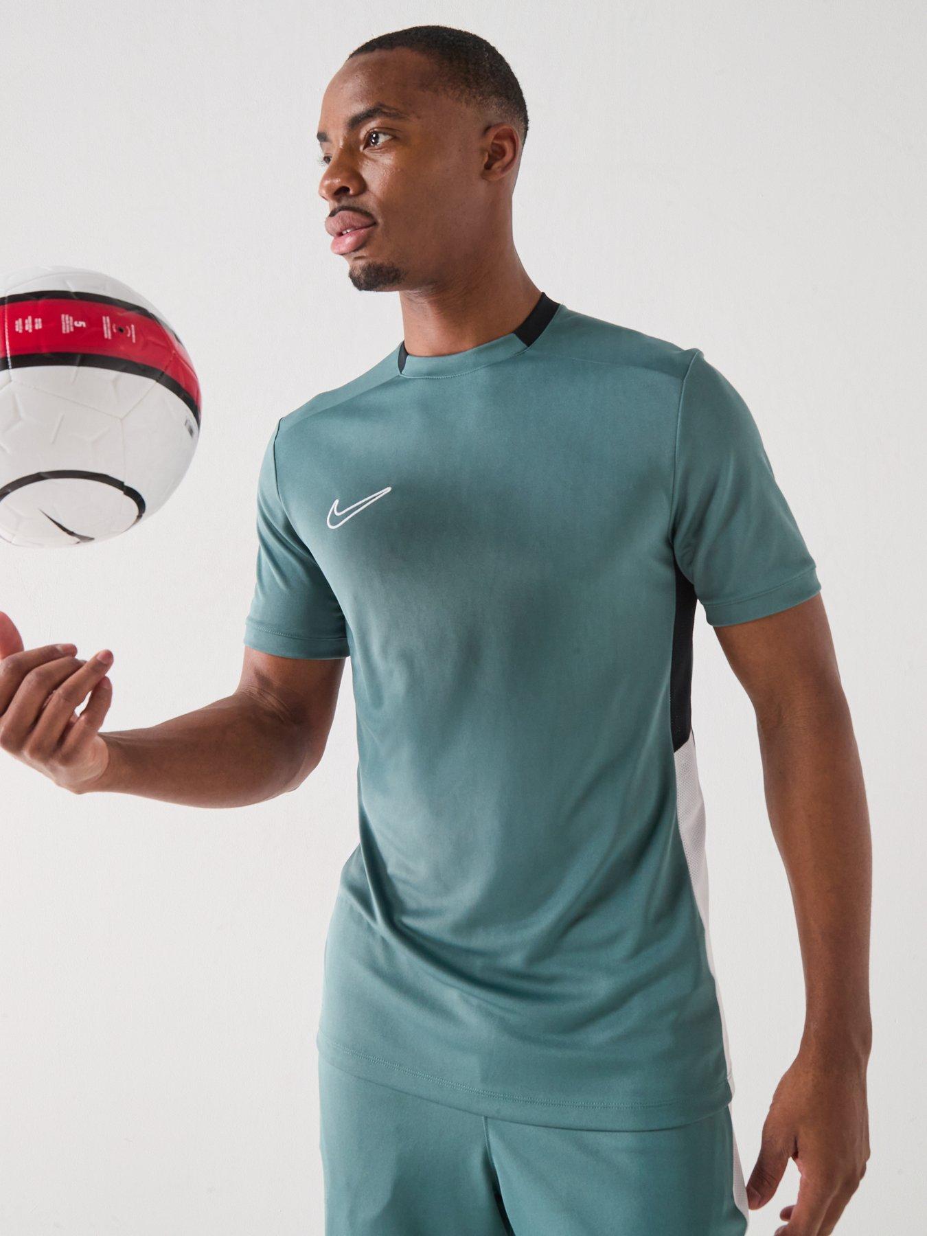 Nike Mens Academy 25 Short Sleeve T-Shirt -Mineral Slate/Black/White