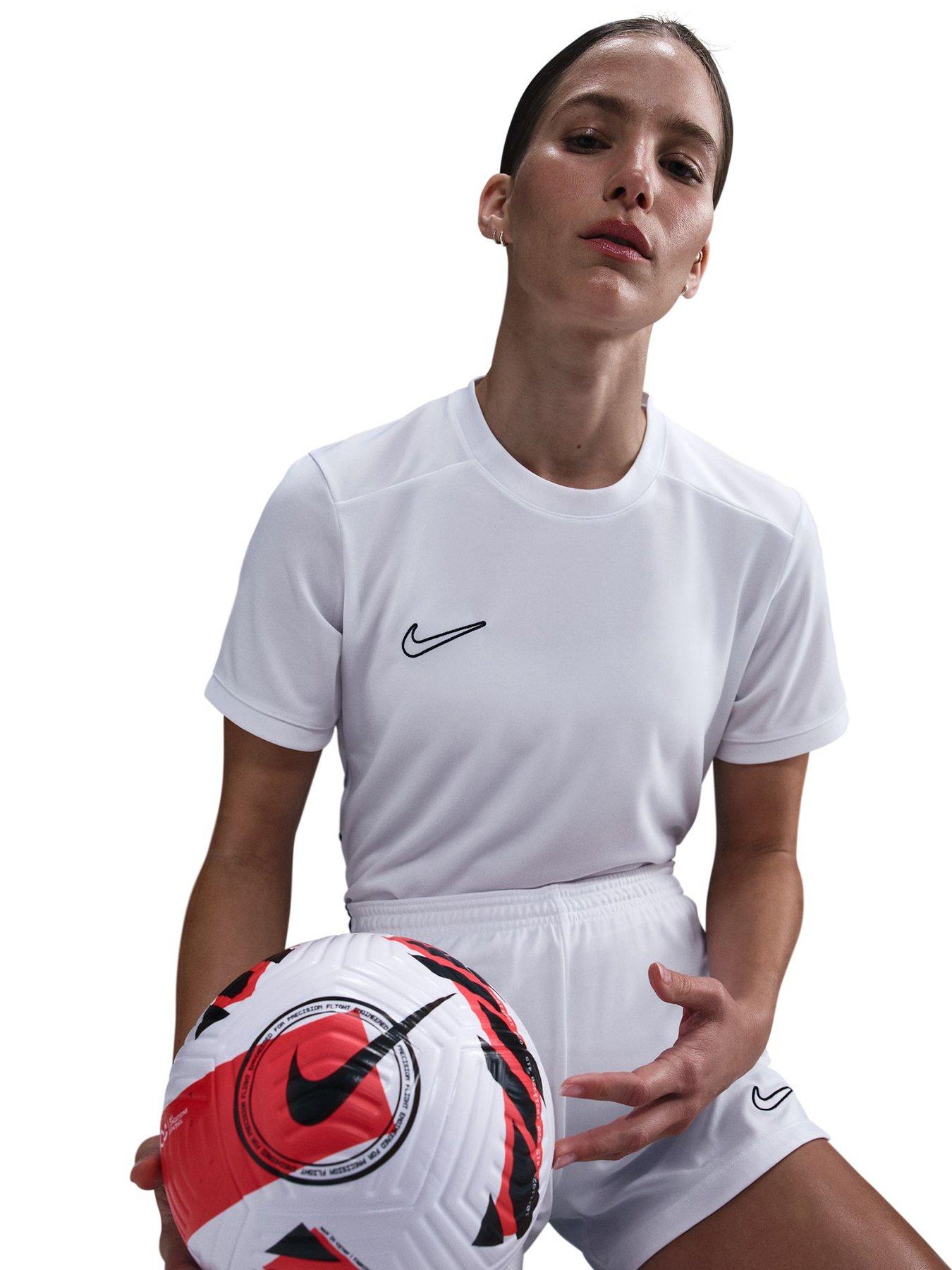 Nike Womens Academy 25 Short Sleeve T-Shirt - White