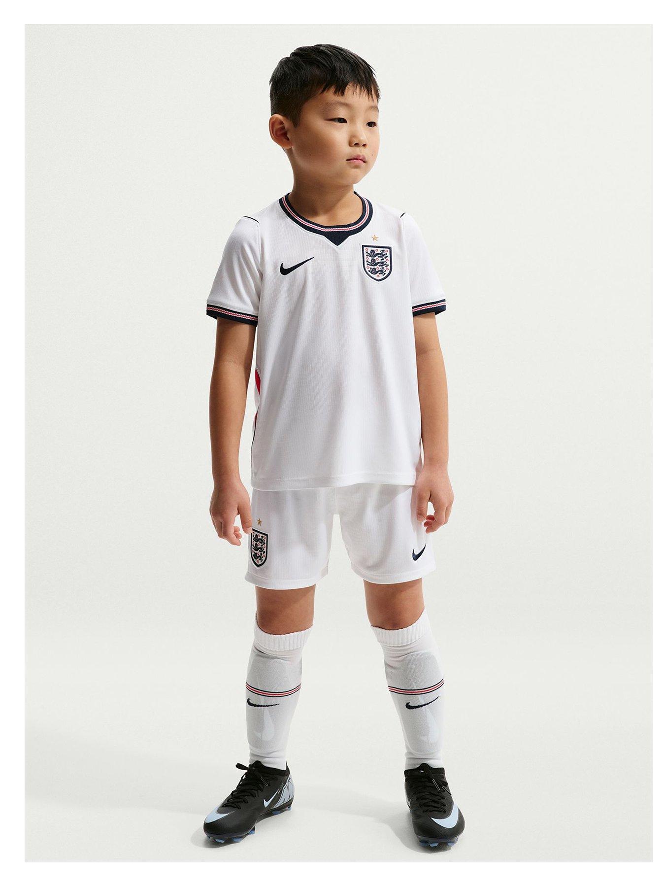 Nike Younger Kids England 2026 Dri-Fit Stadium Home Kit - White