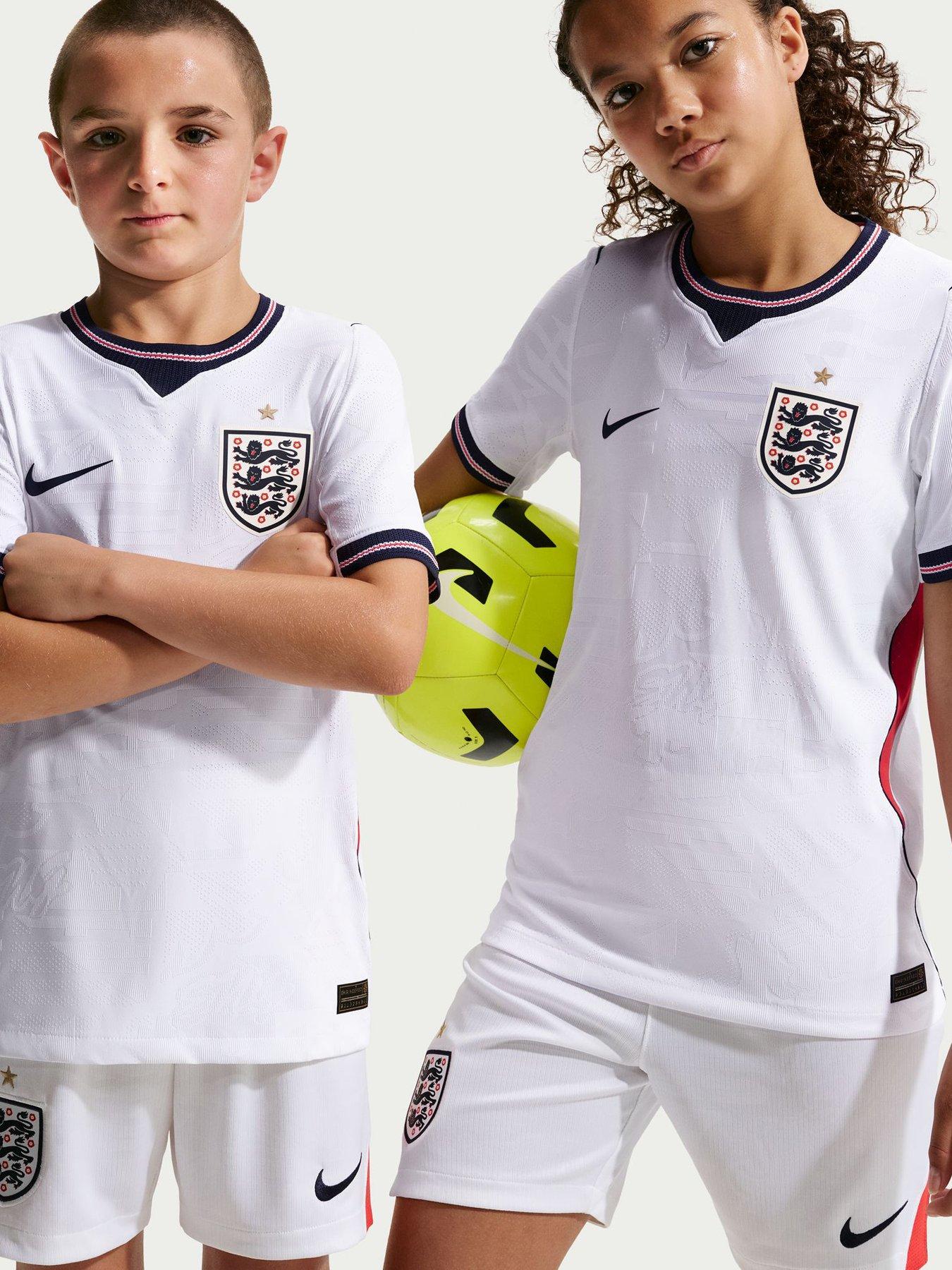 Image 1 of 4 of Nike Older Kids England 2026 Dri-FIT Match Home Shirt &ndash; White